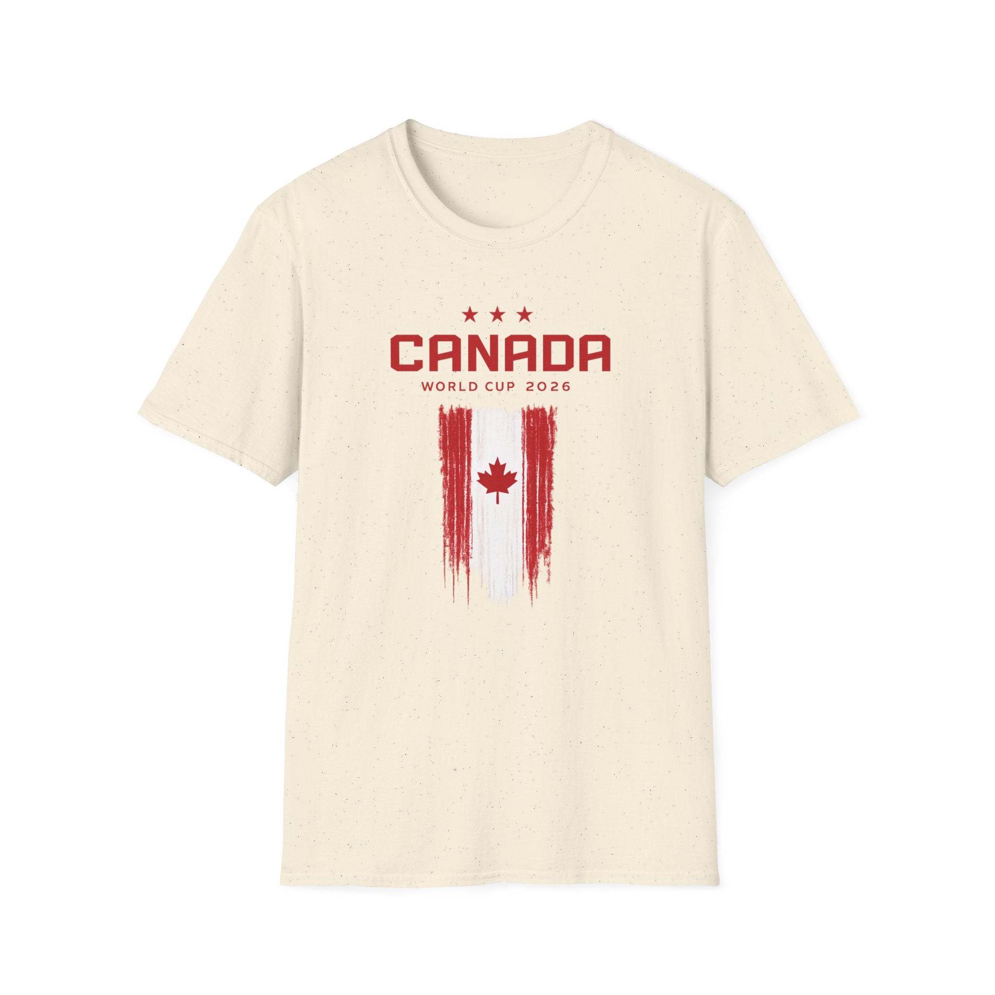 Canada World Cup 2026 T‑Shirt – Distressed Maple Flag Soccer Fan Tee