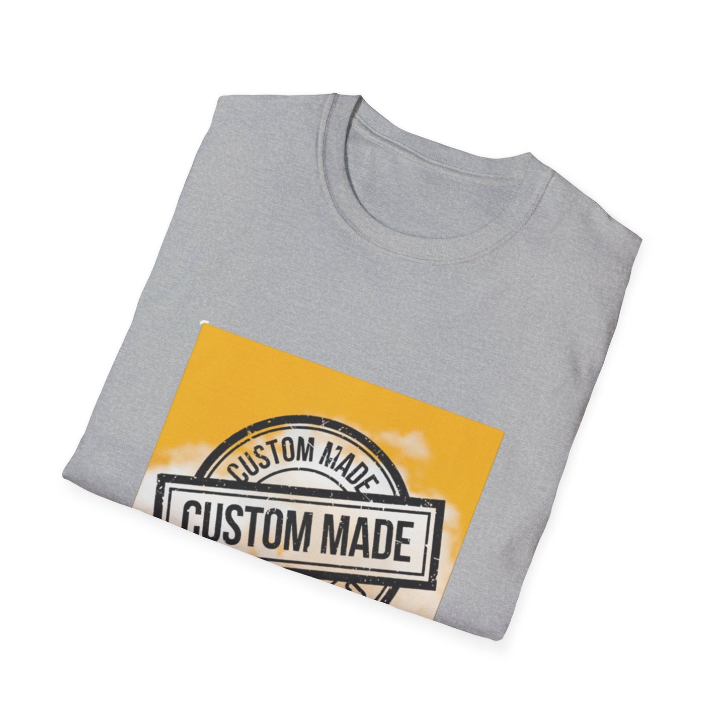 Your Design On a Tee One Side Only - Monster Unisex Softstyle T-Shirt