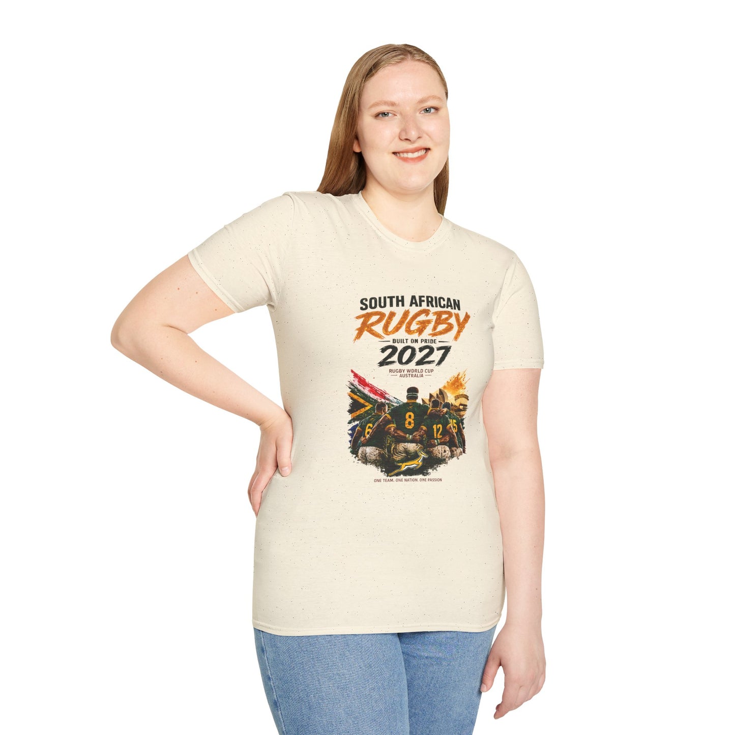 South African Rugby 2027 T-Shirt - Springbok Fans Rugby World Cup Support Tee