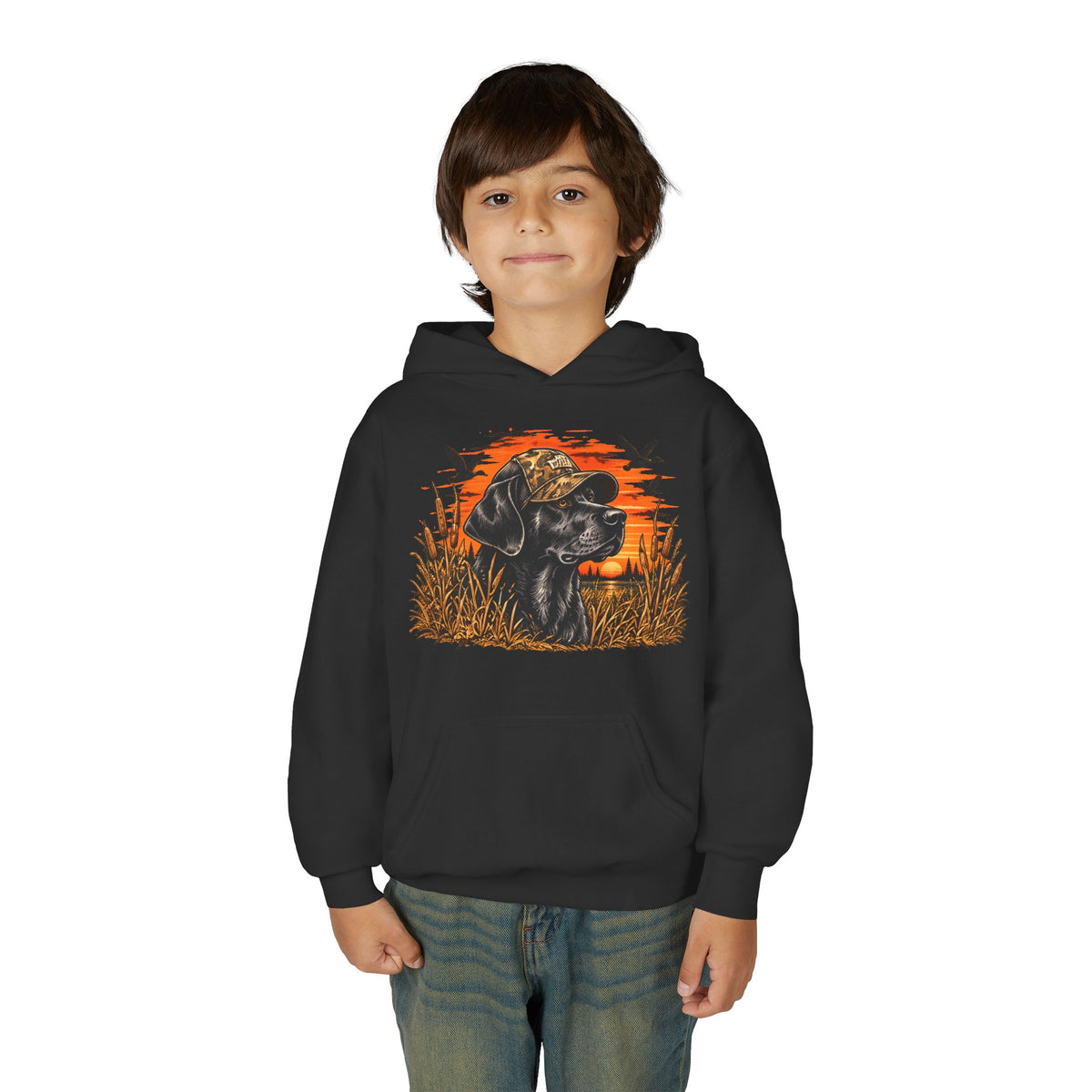 Sunset Retriever Kids Hoodie