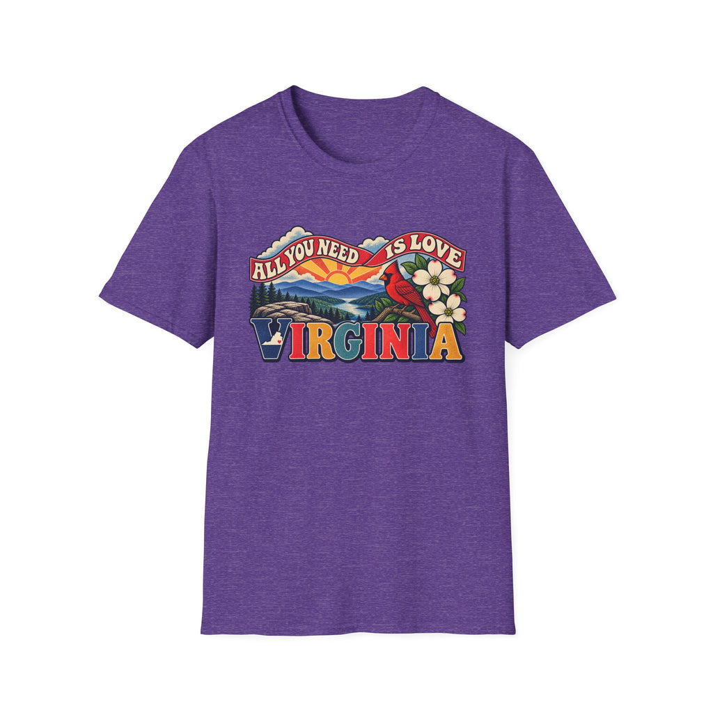 Virginia Retro 'All You Need Is Love' T-Shirt