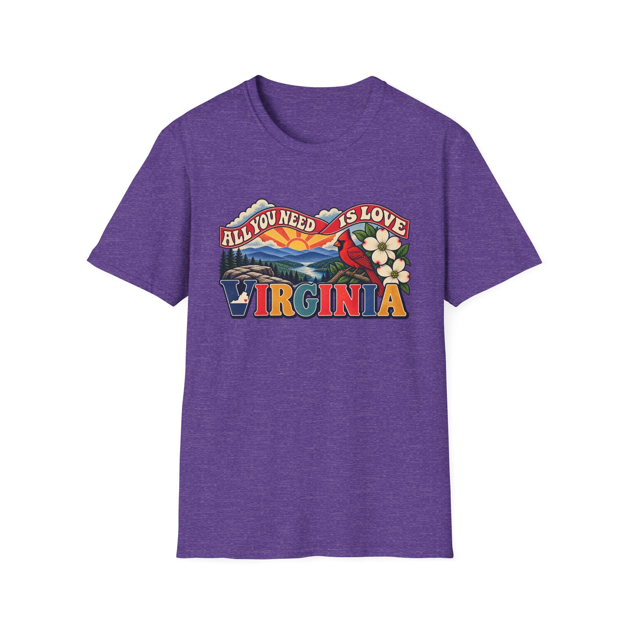 Virginia Retro 'All You Need Is Love' T-Shirt