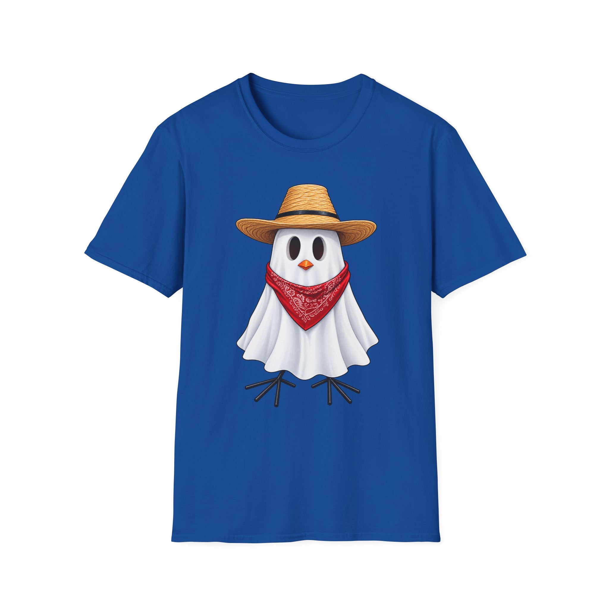 Ghost Chicken Cowboy Halloween Tee 👻🐔