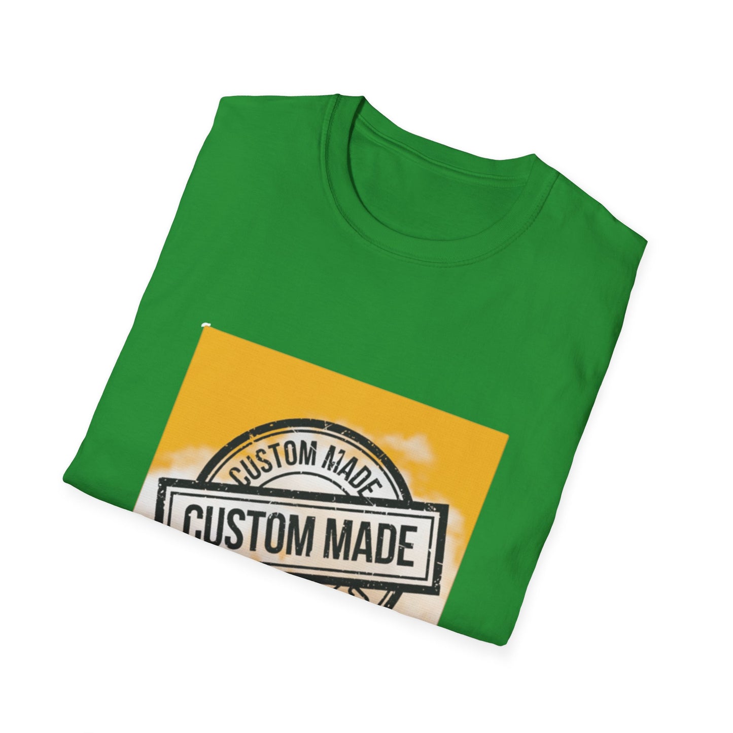 Your Design On a Tee One Side Only - Monster Unisex Softstyle T-Shirt