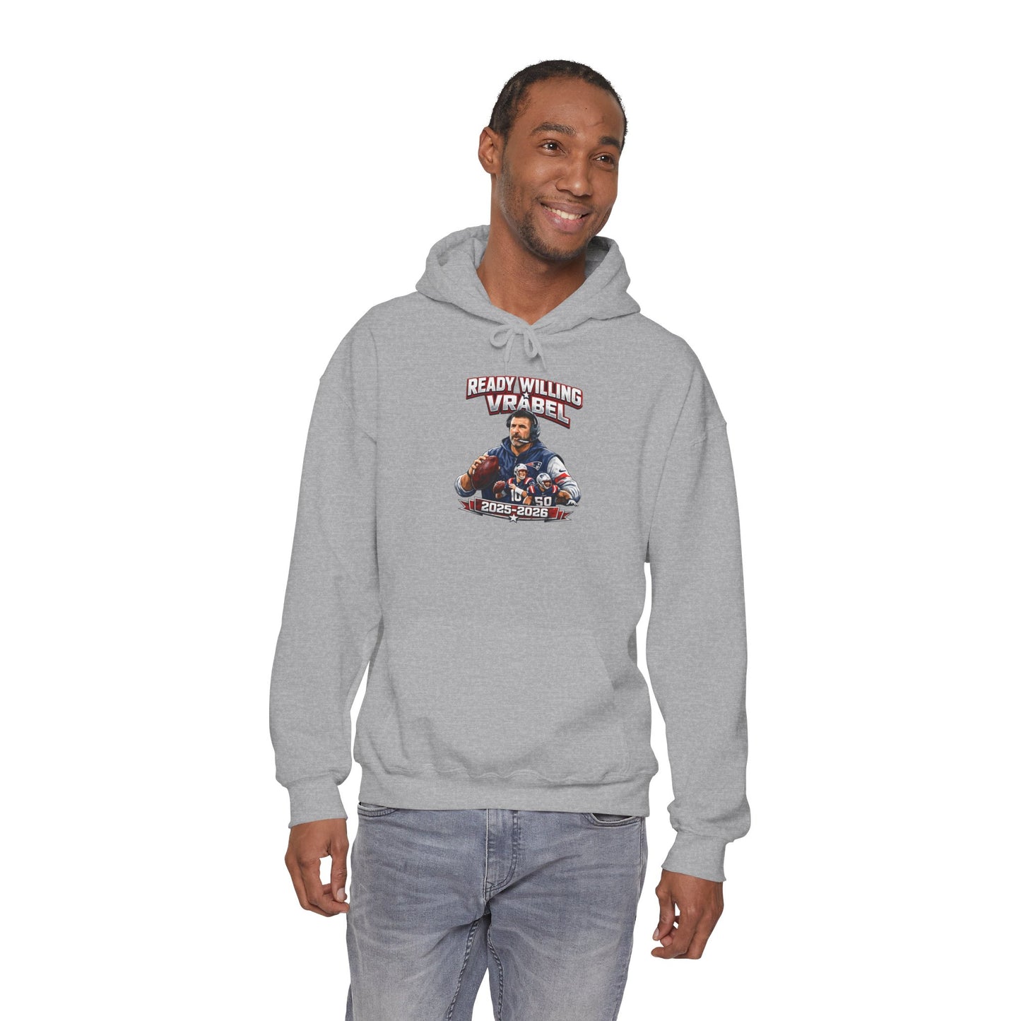 Ready Willing Vrabel Hoodie — Coach Tribute Pullover