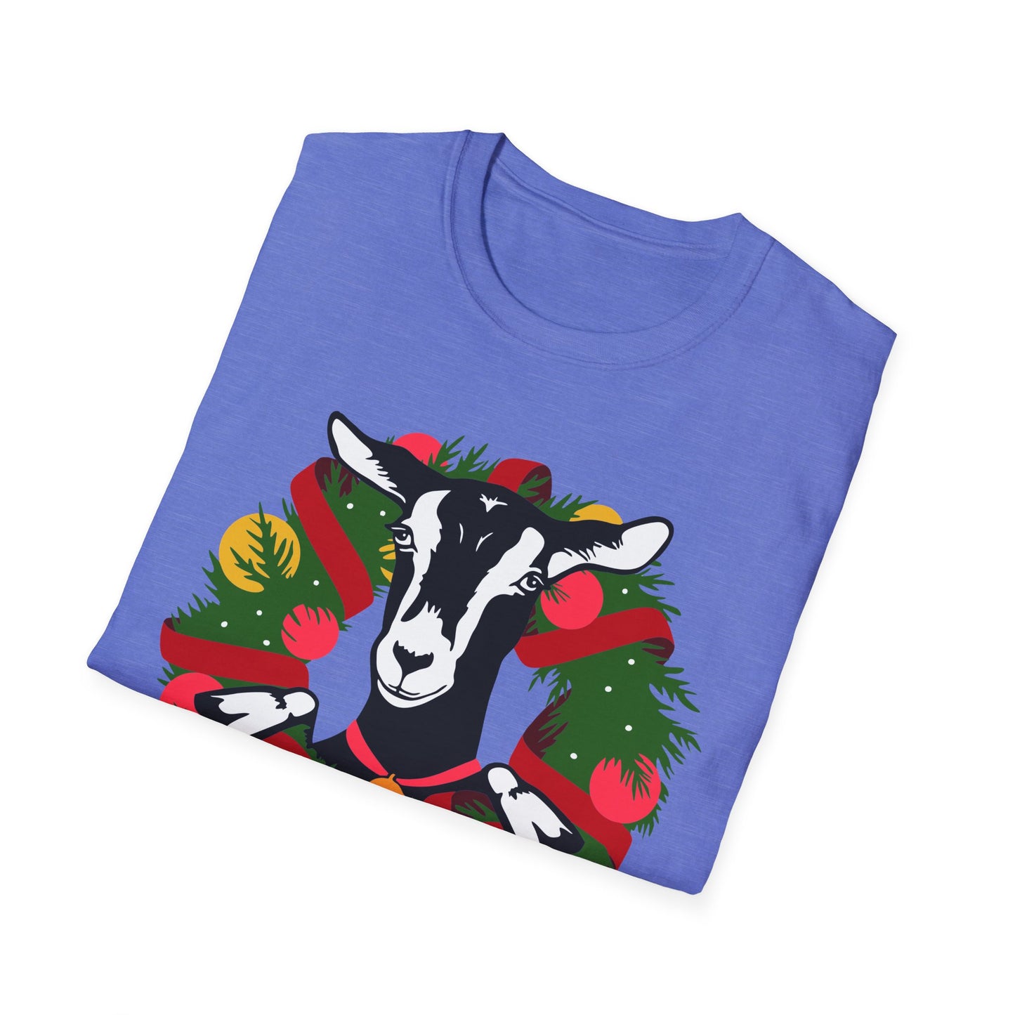Goat Wreath - Unisex Softstyle T-Shirt