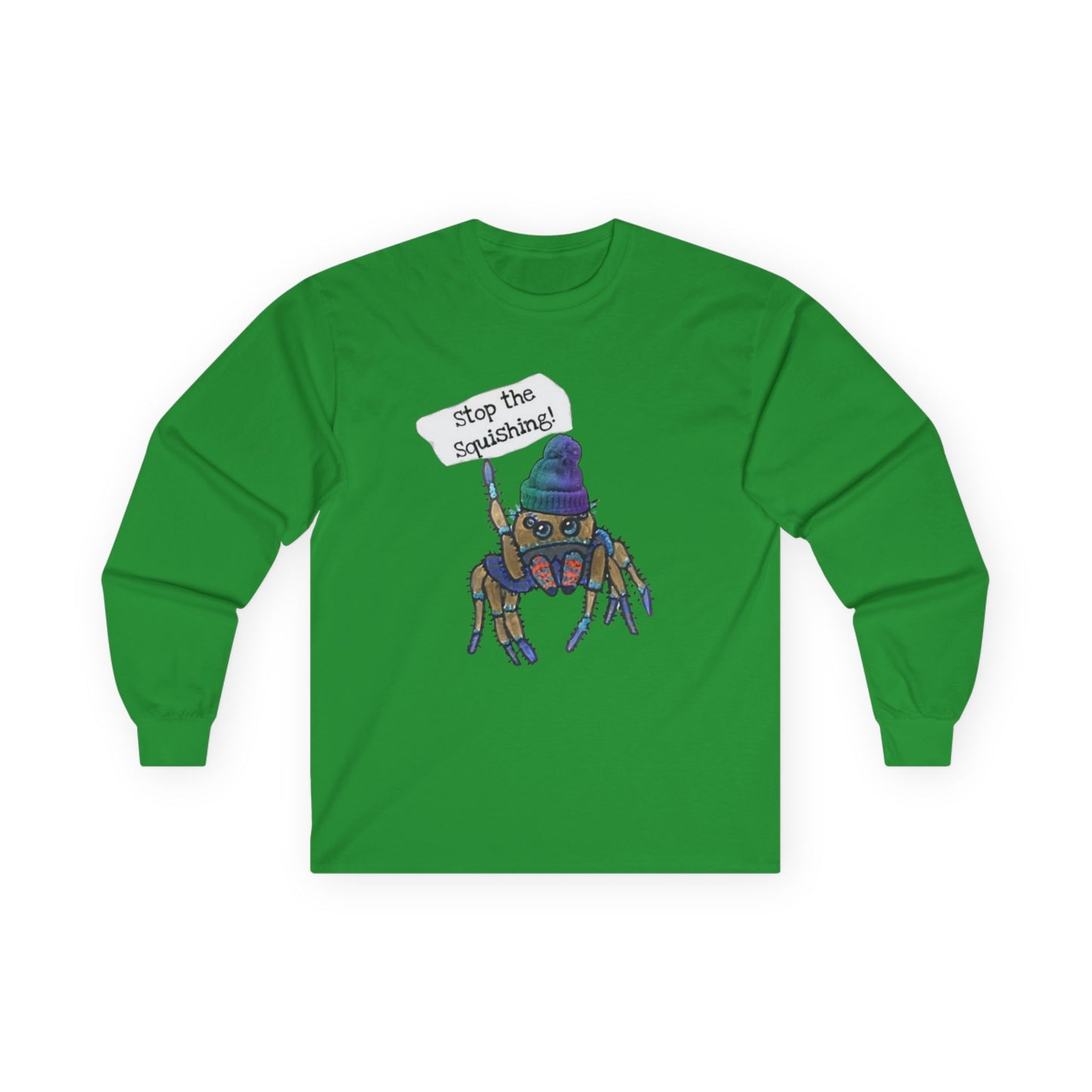 Stop The Squishing - Unisex Ultra Cotton Long Sleeve Tee