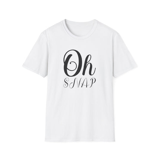 Funny Oh Snap Unisex Softstyle T-Shirt | Cute Gift for Friends, Family, Birthday, Humor, Casual Wear