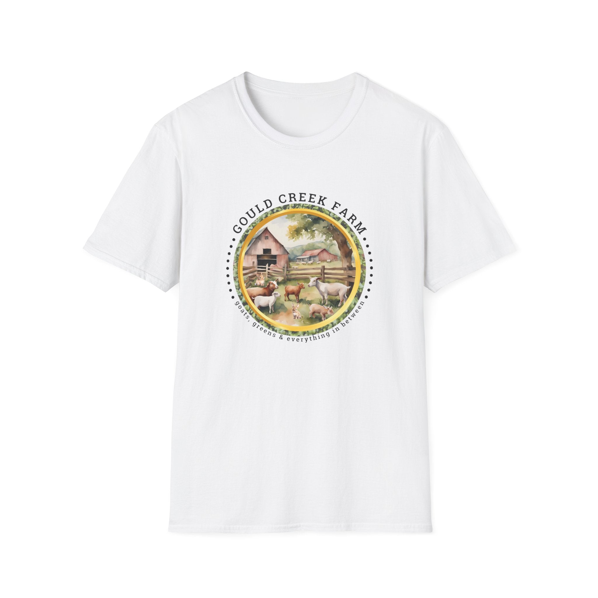 Gould Creek Farm Unisex Softstyle T-Shirt - Cozy Farmhouse Graphic Tee