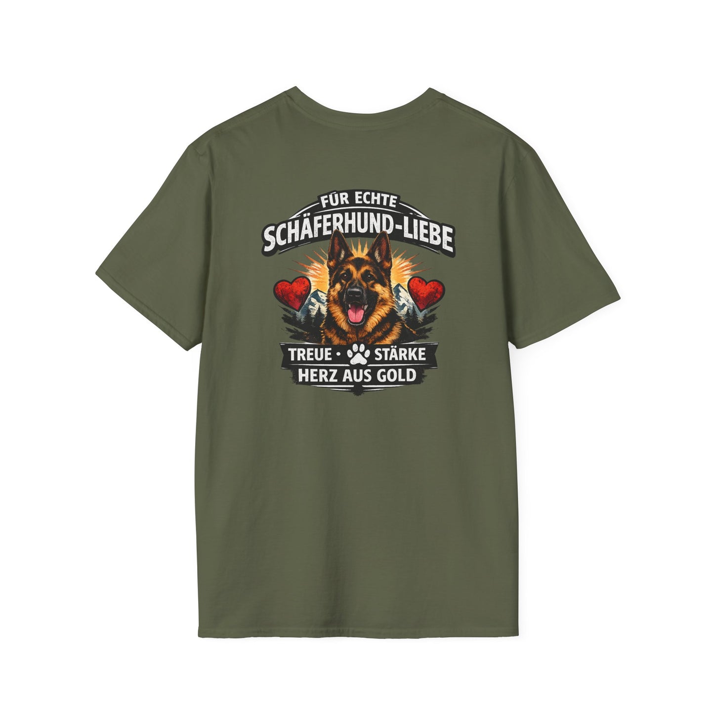 German Shepherd Loyalty T-Shirt — "Loyalty, strength, and a heart of gold"