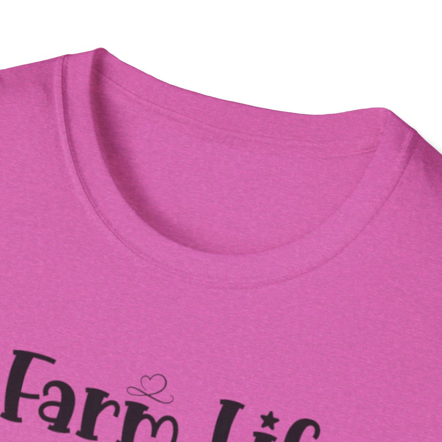 Farm Life is the Best Life S&J - Unisex Softstyle T-Shirt