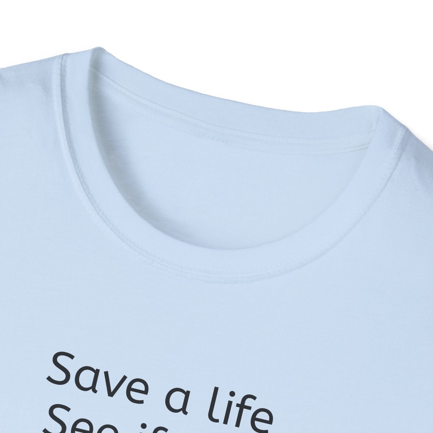 Living Donor Awareness T-Shirt - Save a Life Campaign