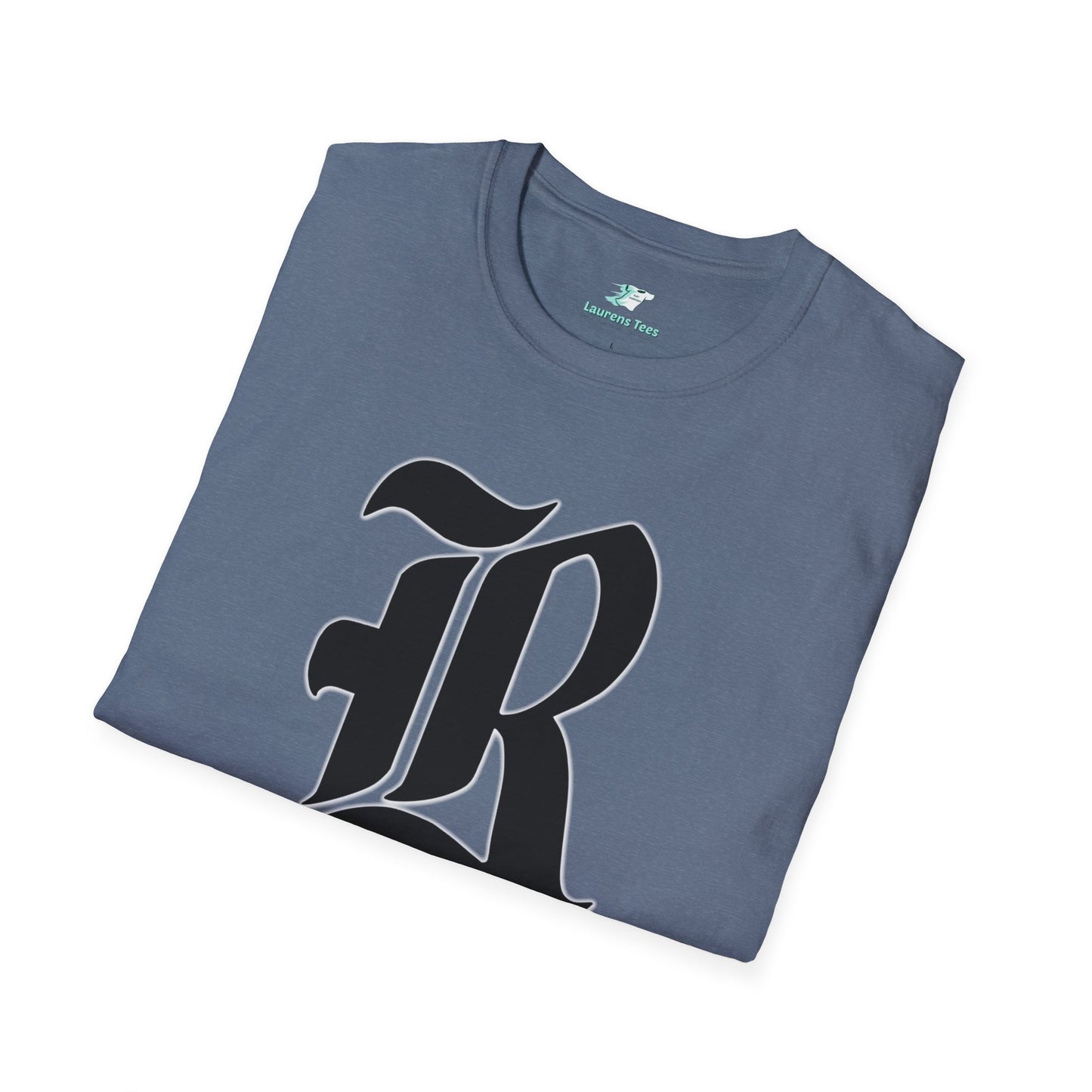 Custom one side Front or Back (RHS Baseball used as example) - Unisex Softstyle T-Shirt