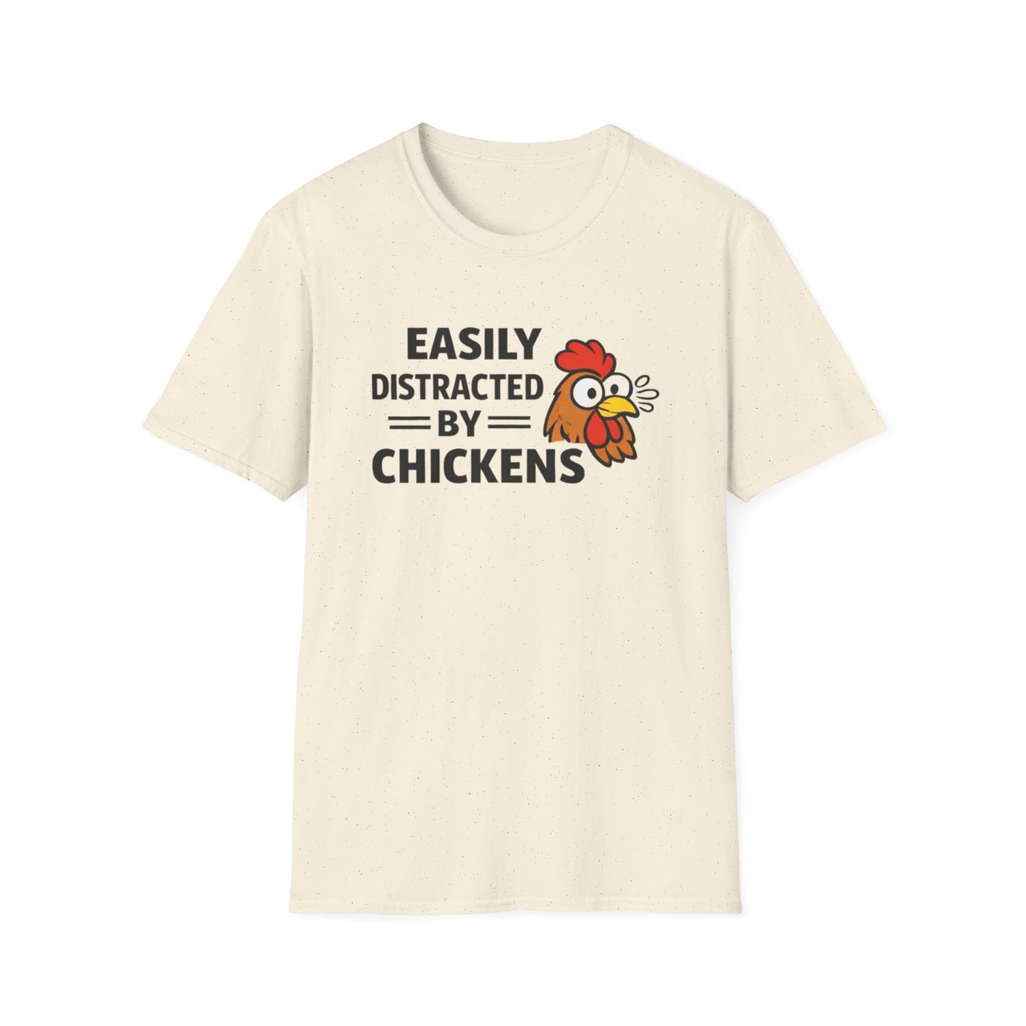 Easily Distracted by Chickens T-Shirt