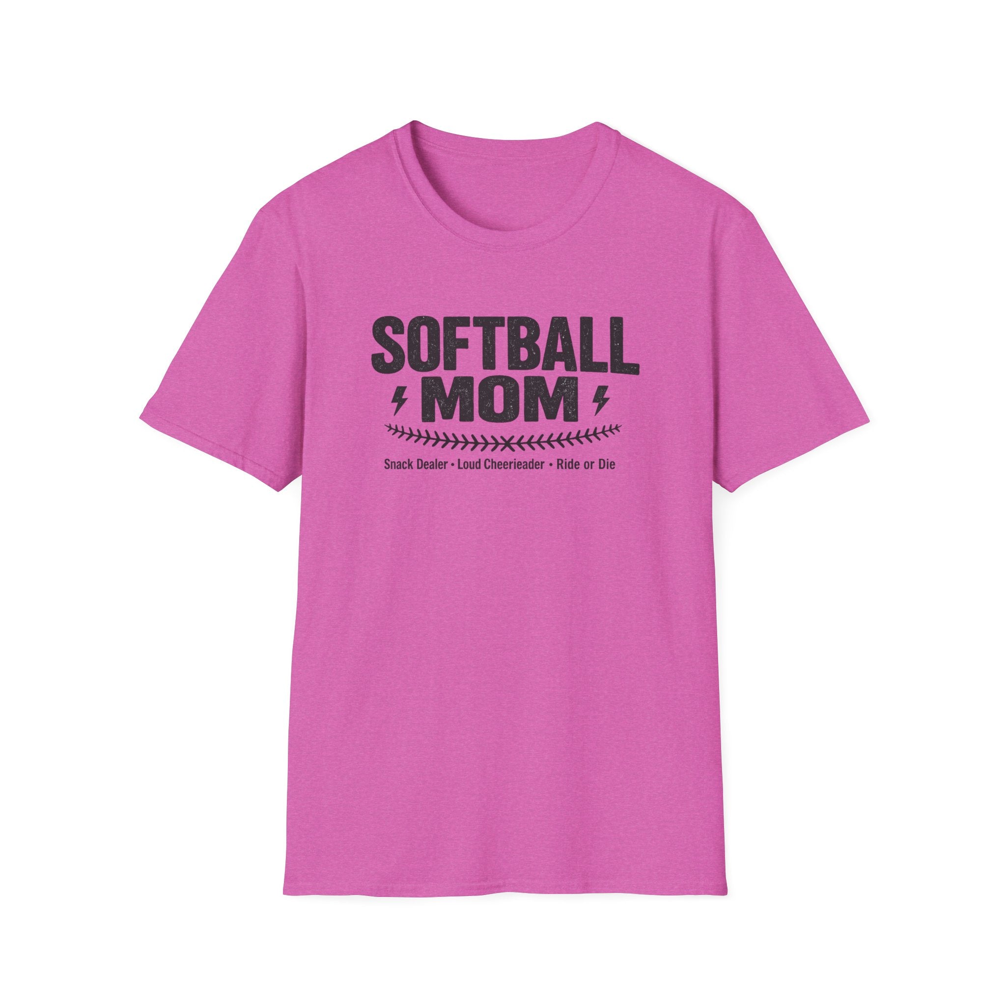 Softball Mom T-Shirt – Proud Softball Mom Tee (Coach, Team Mom Gift)