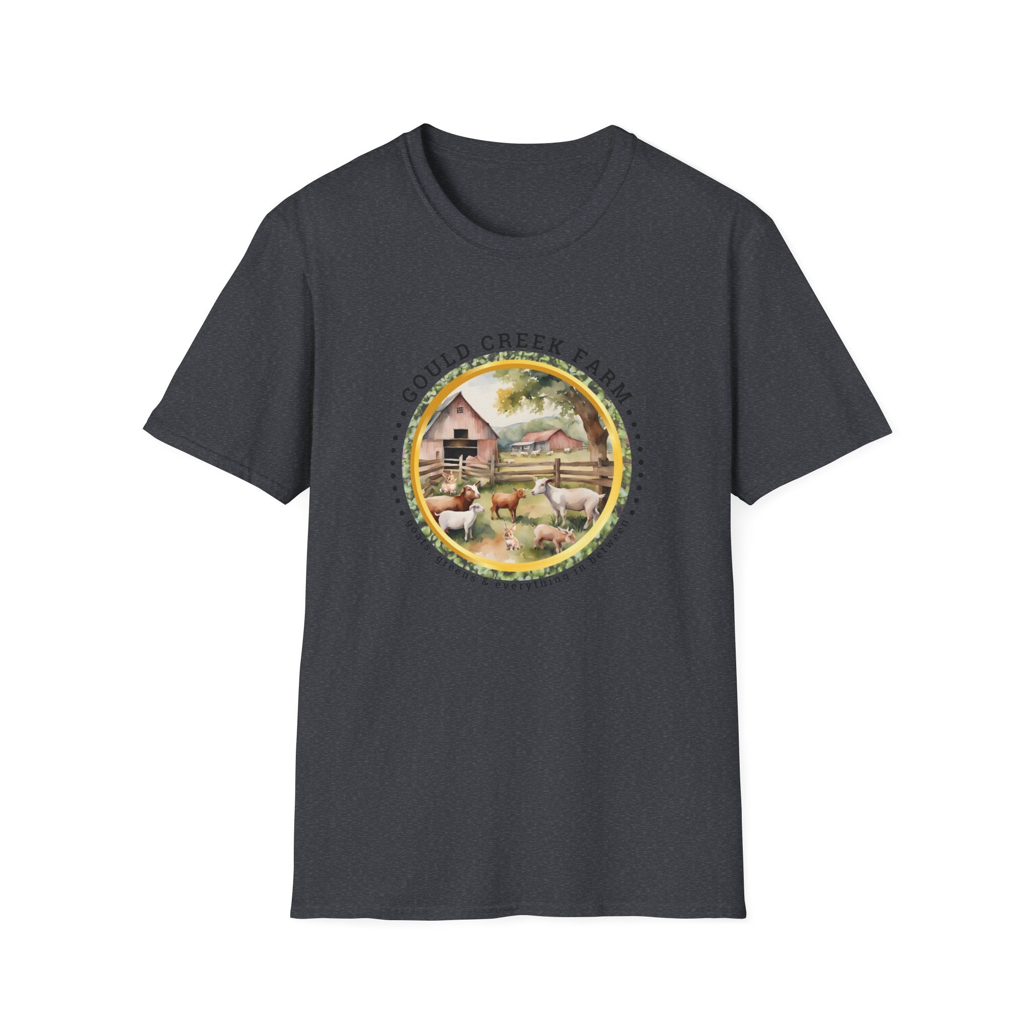 Gould Creek Farm Unisex Softstyle T-Shirt - Cozy Farmhouse Graphic Tee