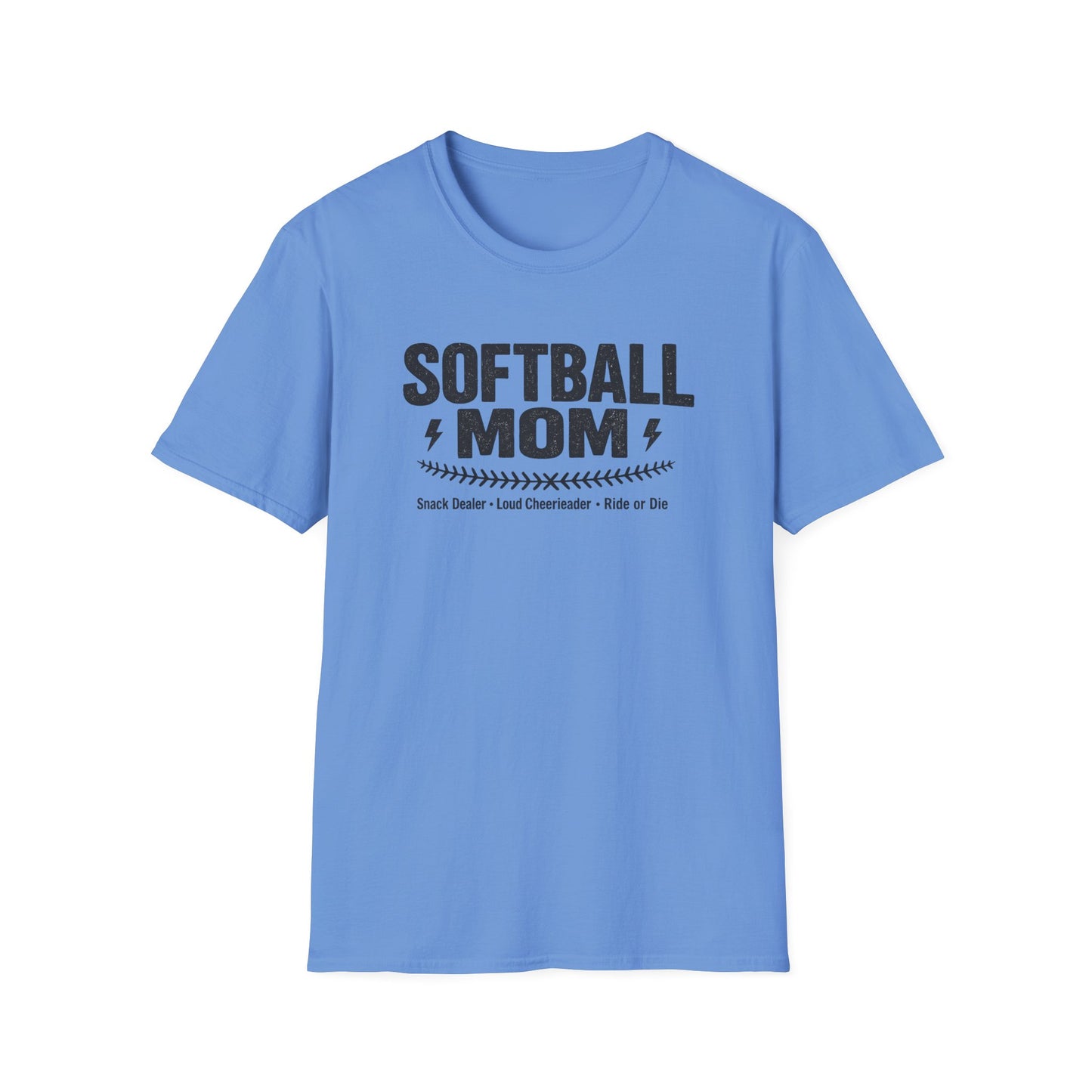 Softball Mom T-Shirt – Proud Softball Mom Tee (Coach, Team Mom Gift)
