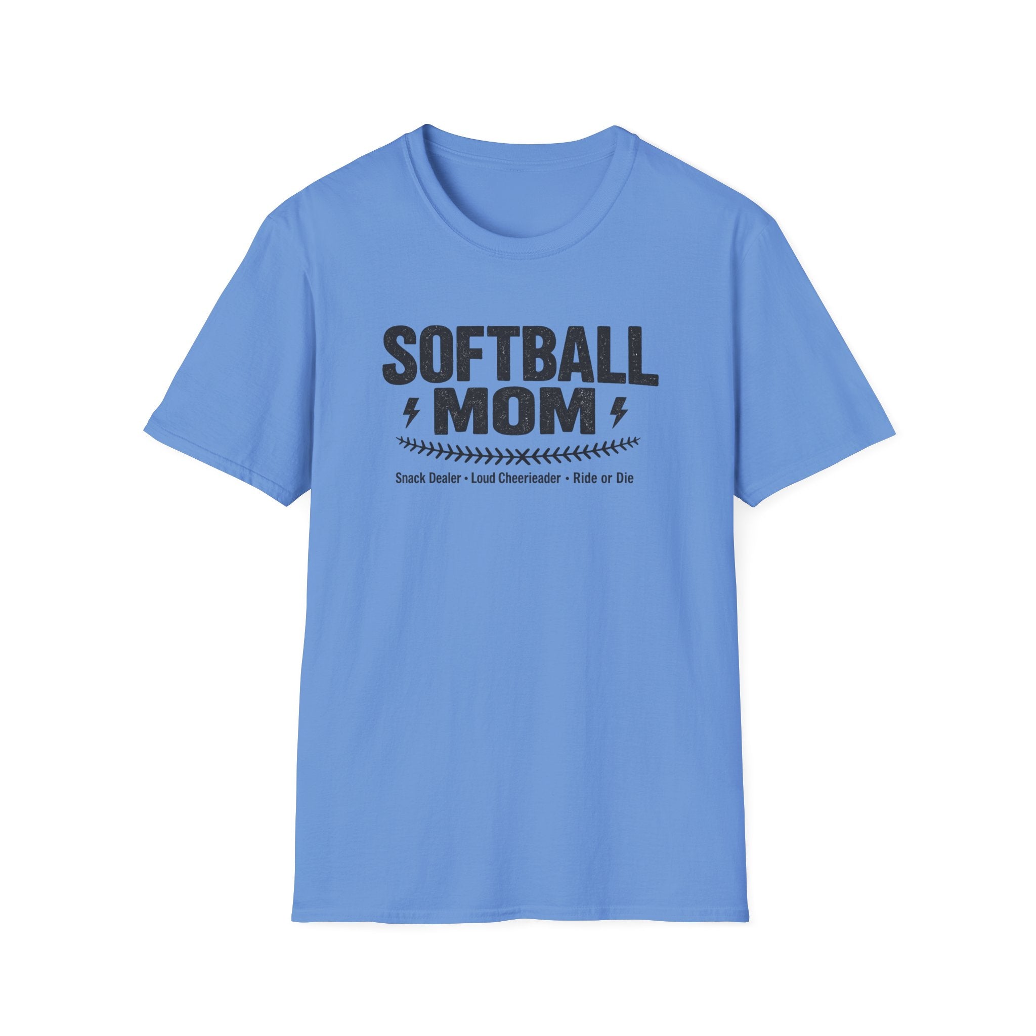 Softball Mom T-Shirt – Proud Softball Mom Tee (Coach, Team Mom Gift)
