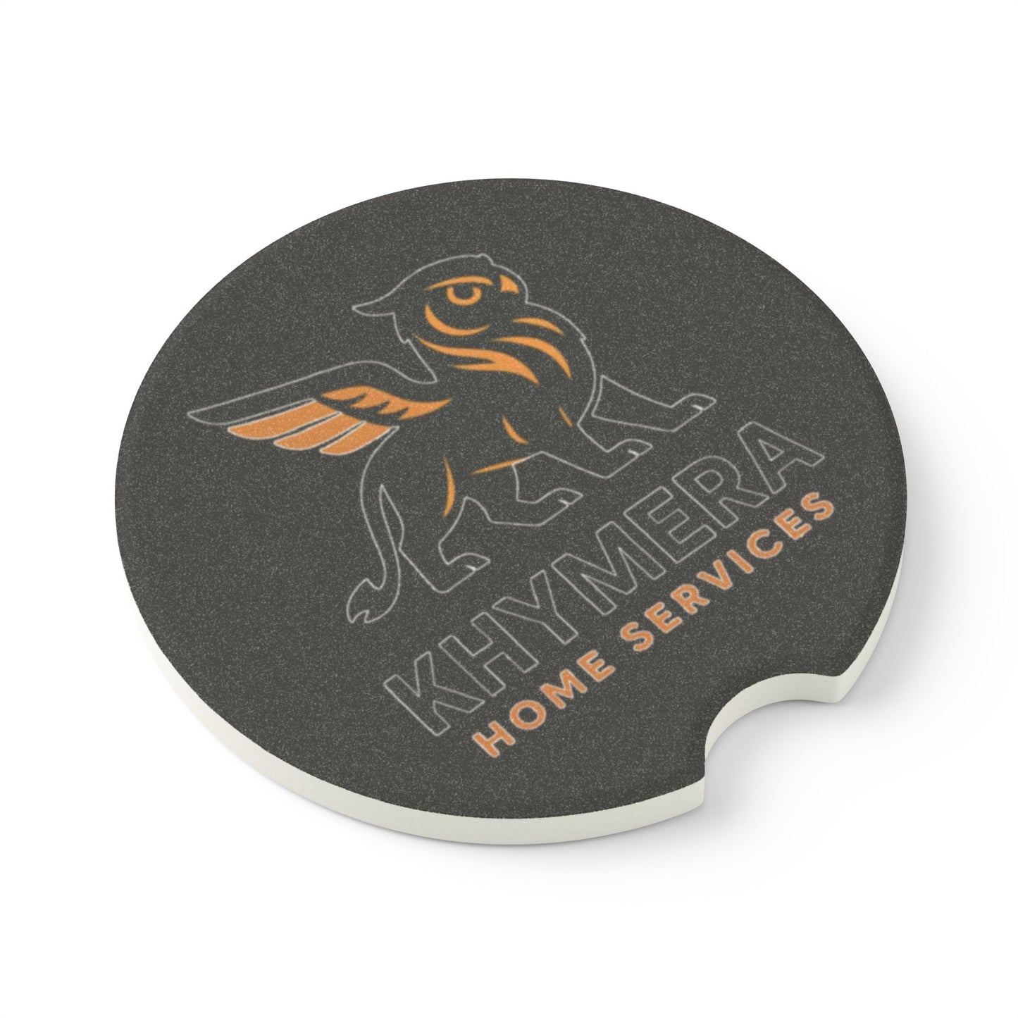 Khymera Custom Soapstone Car Coaster, Personalized Car Accessories, Unique Auto Gifts, Home Services Decoration, Car Enthusiast Gift