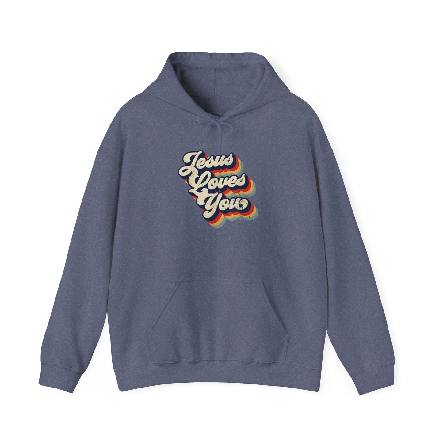 Jesus Loves You Hoodie - Unisex Heavy Blend Sweatshirt for Comfort & Faith