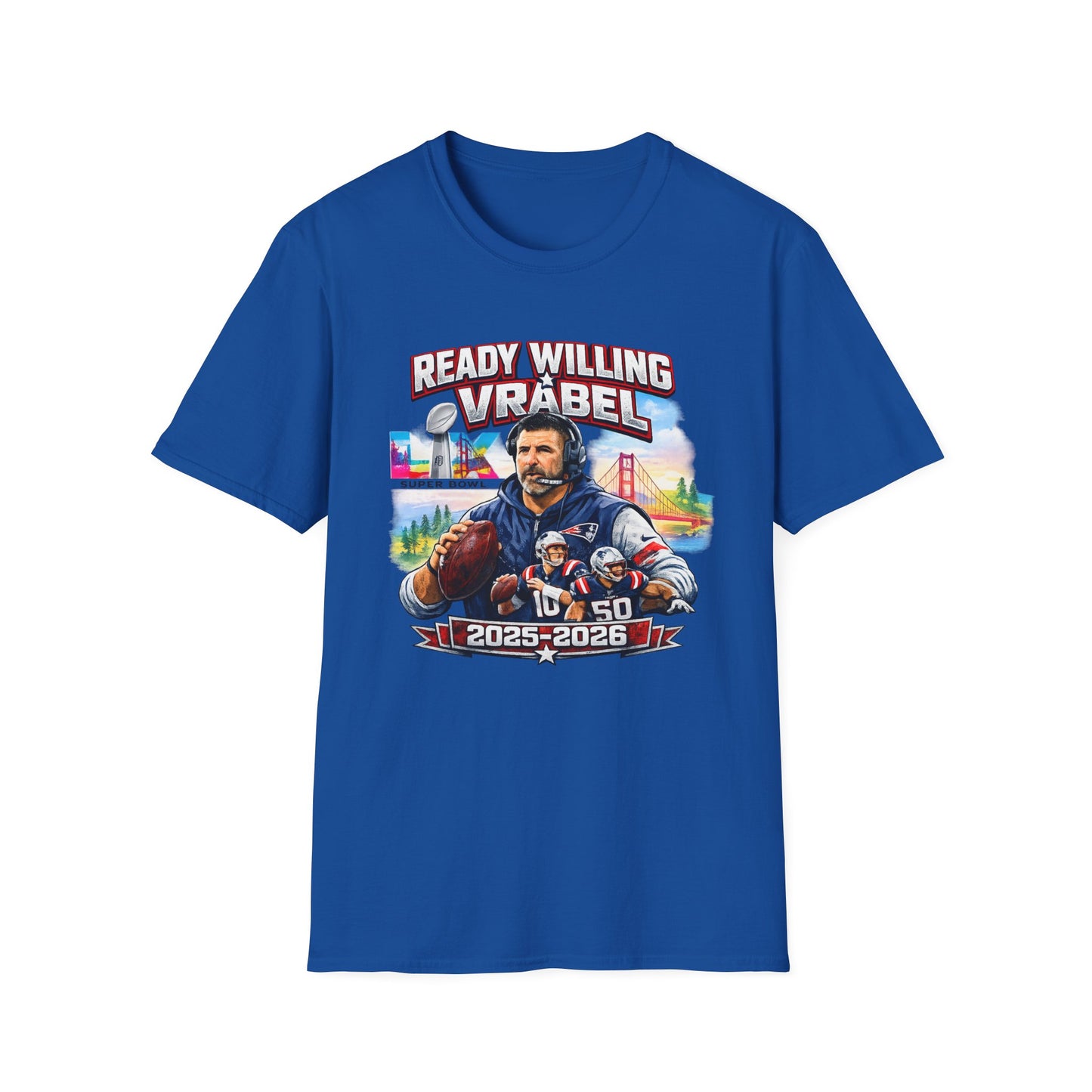 Ready Willing Vrabel 2025-2026 Football T-Shirt — Coach Tribute Tee