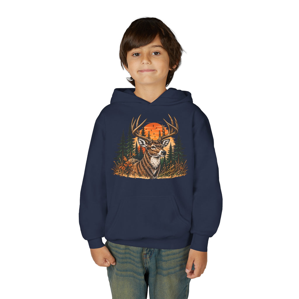Whitetail Sunset Kids Hoodie