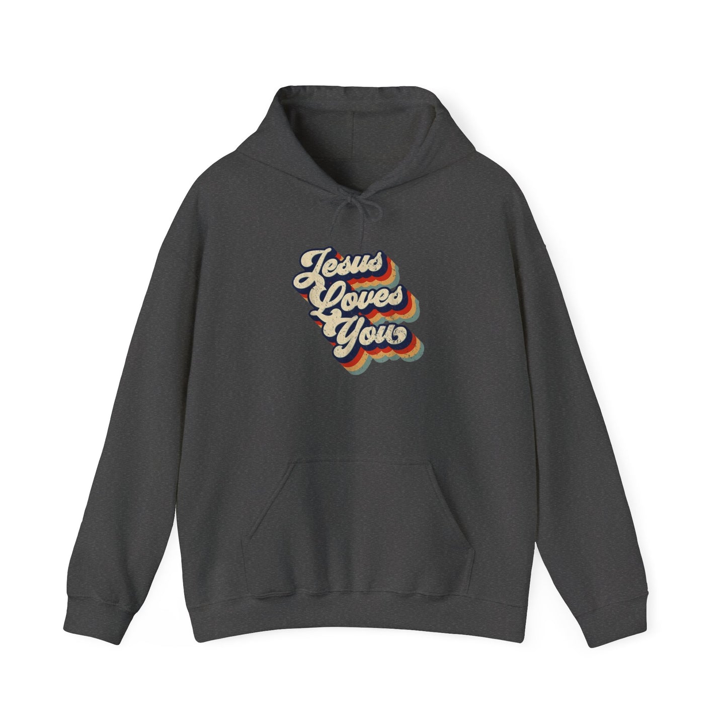 Jesus Loves You Hoodie - Unisex Heavy Blend Sweatshirt for Comfort & Faith