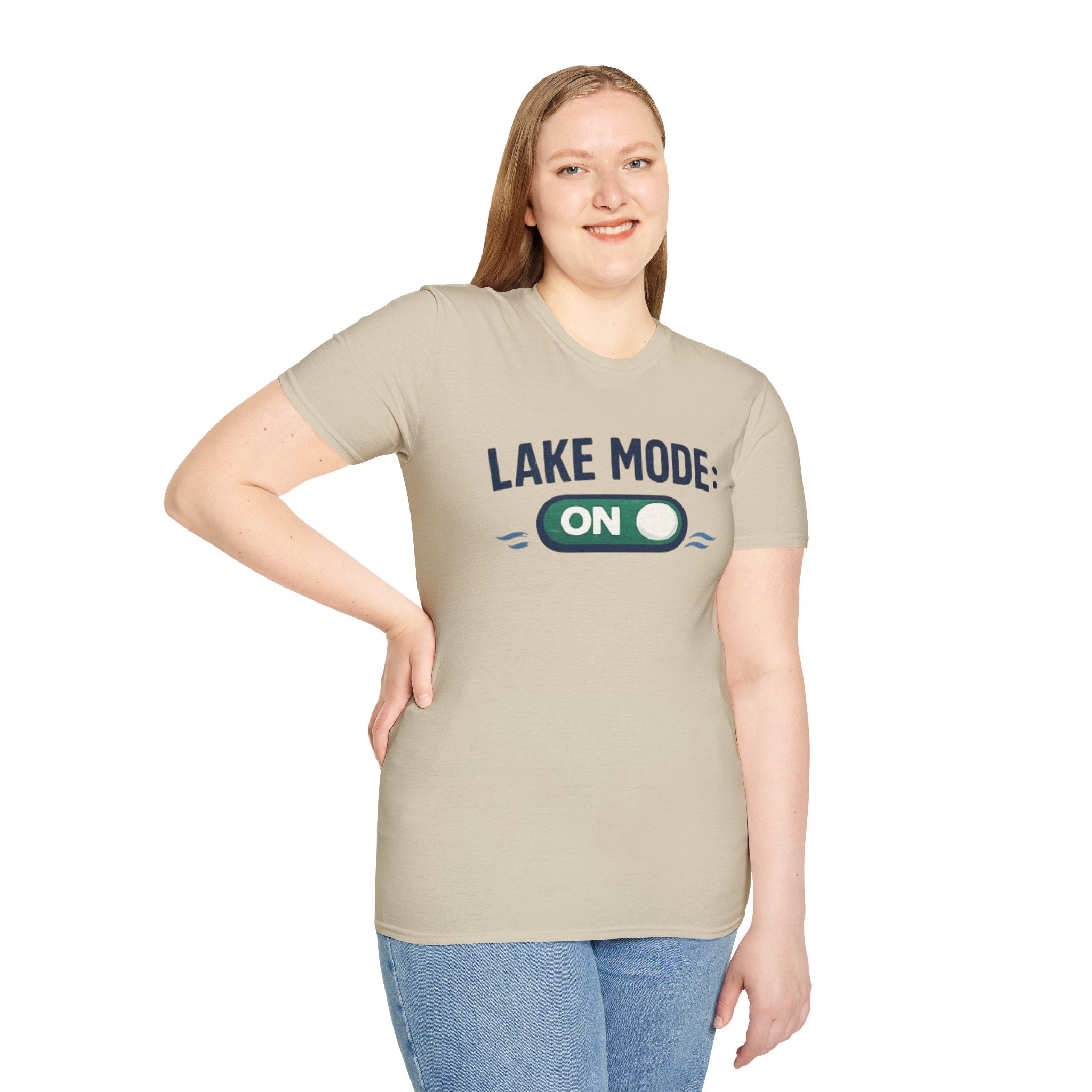 Lake Mode On T-Shirt — Funny Lake Life Vacation Tee