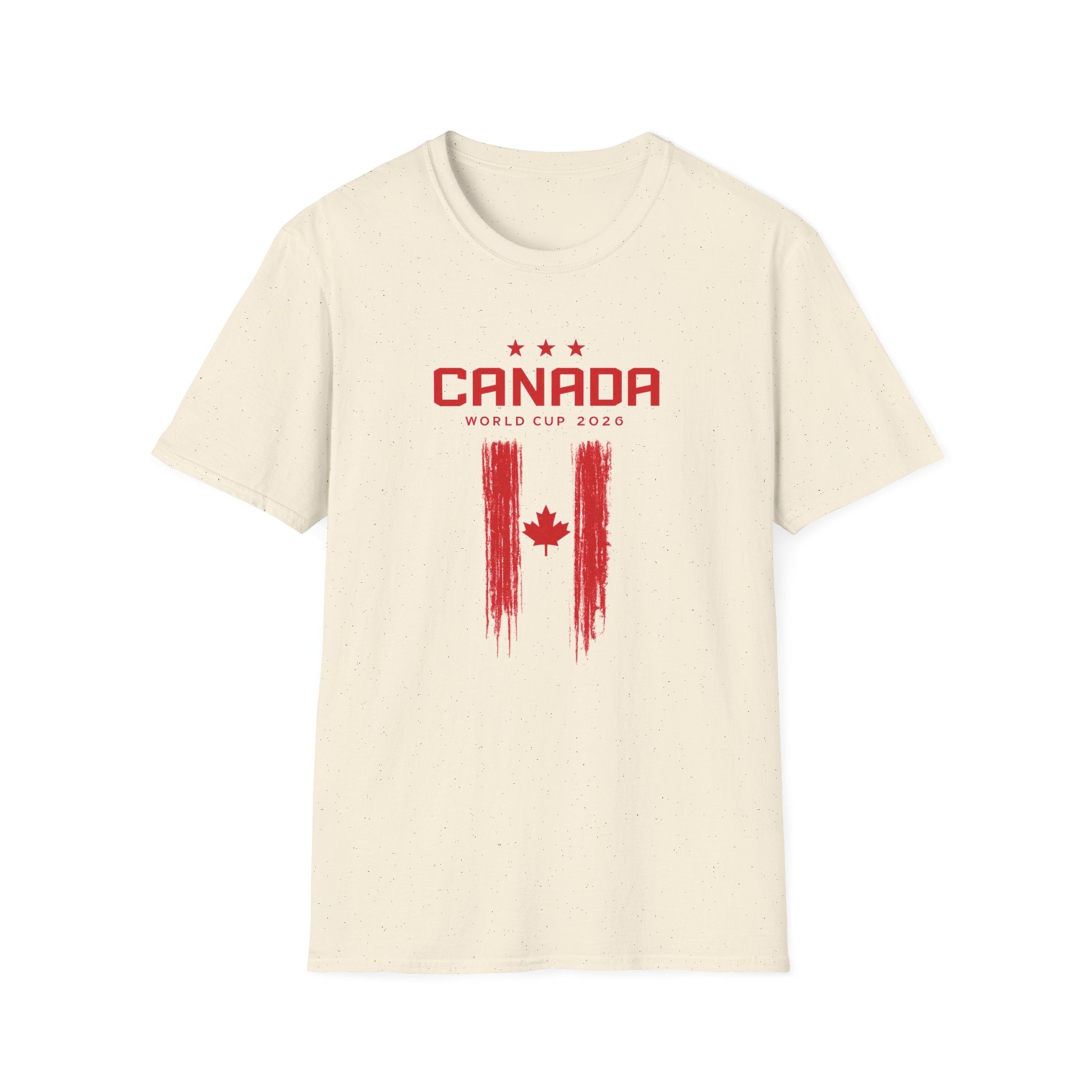 Canada World Cup 2026 T-Shirt — Distressed Maple Flag Soccer Fan Tee