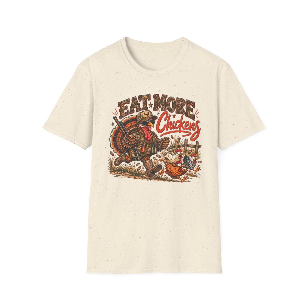 Eat More Chickens – Funny Chicken Shirt