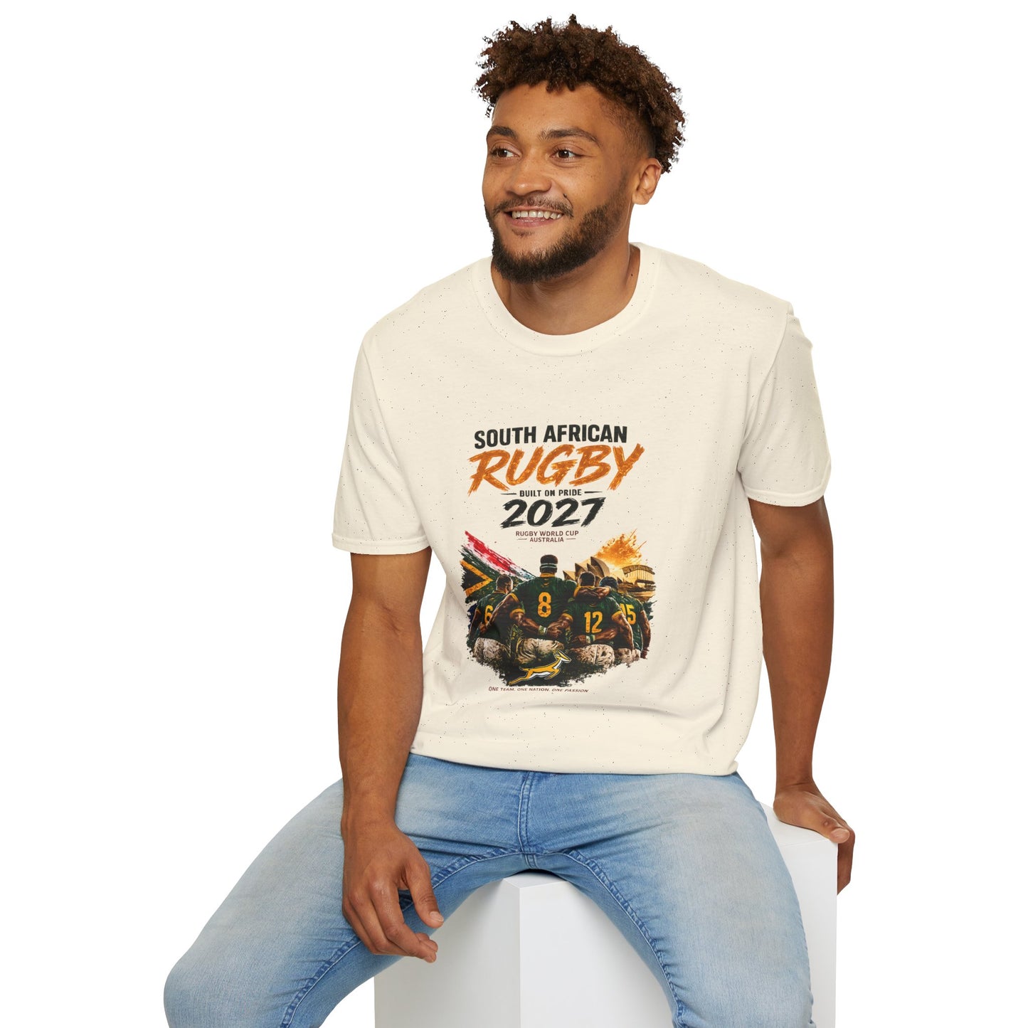 South African Rugby 2027 T-Shirt - Springbok Fans Rugby World Cup Support Tee