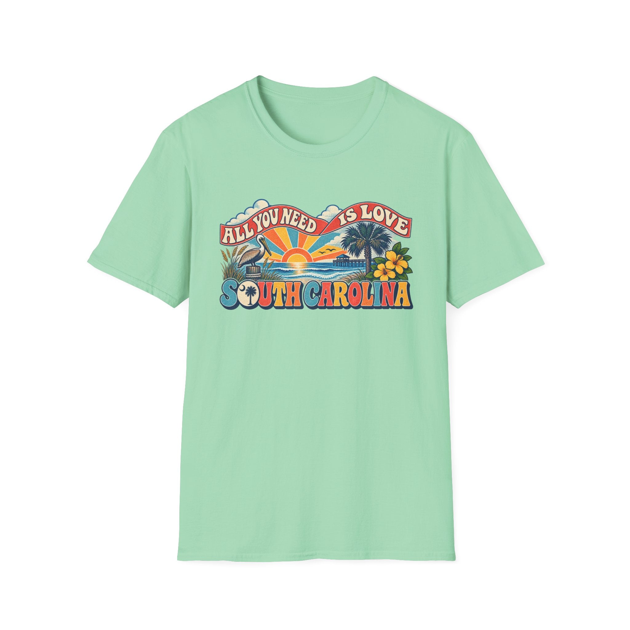 South Carolina Retro 'All You Need Is Love' T-Shirt