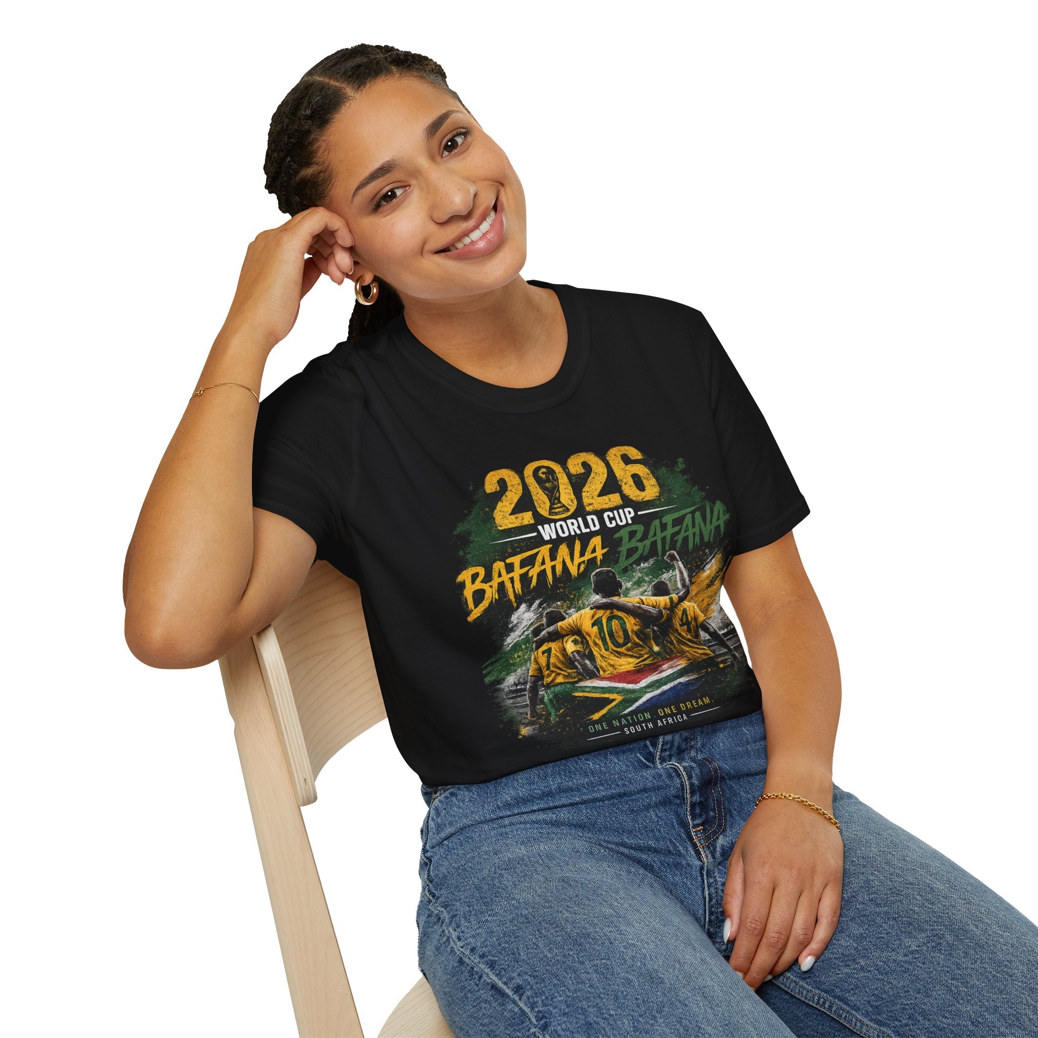 2026 World Cup Bafana Bafana T-Shirt – South Africa Soccer Fan Tee