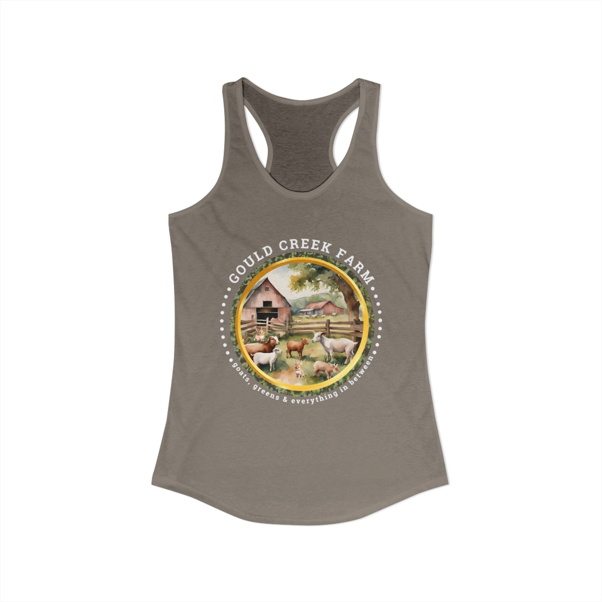 Women's Ideal Racerback Tank Gould creek farm