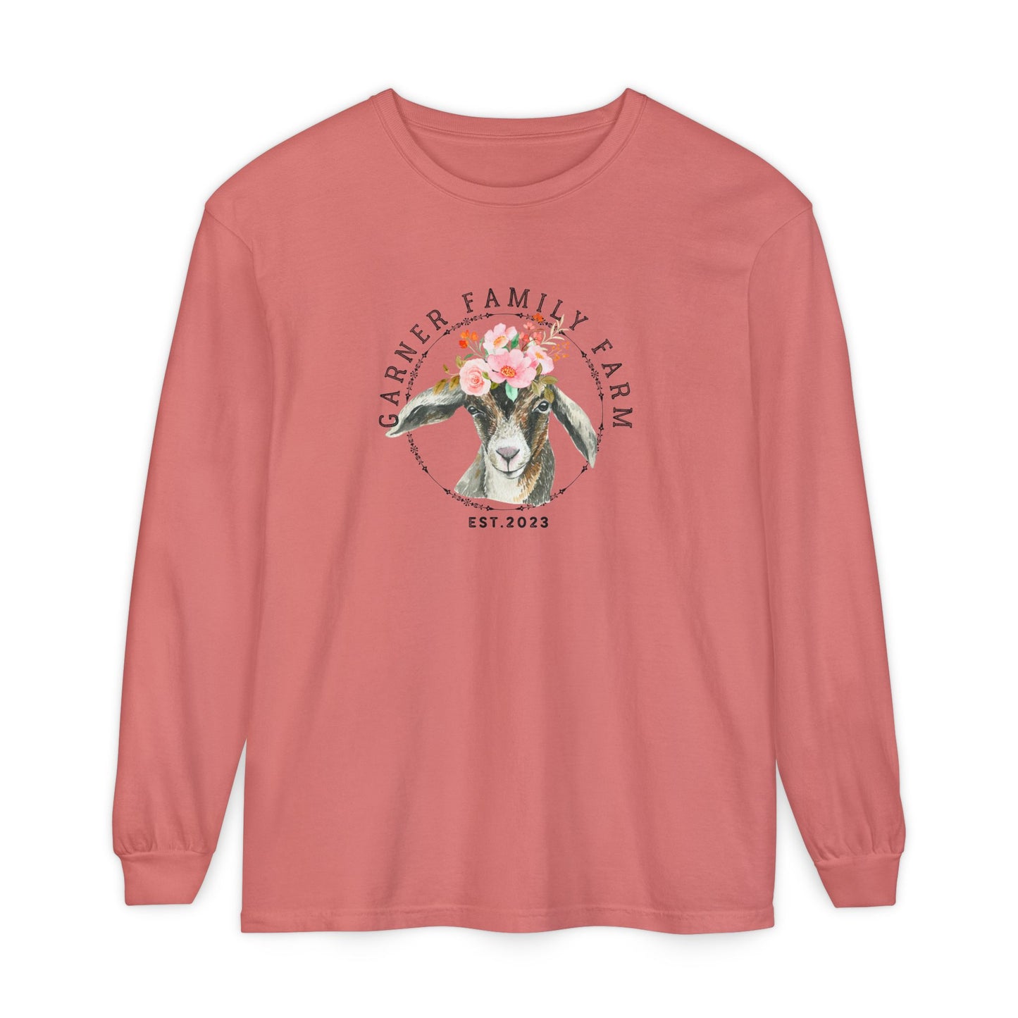 Garner Family Farm - Unisex Garment-dyed Long Sleeve T-Shirt