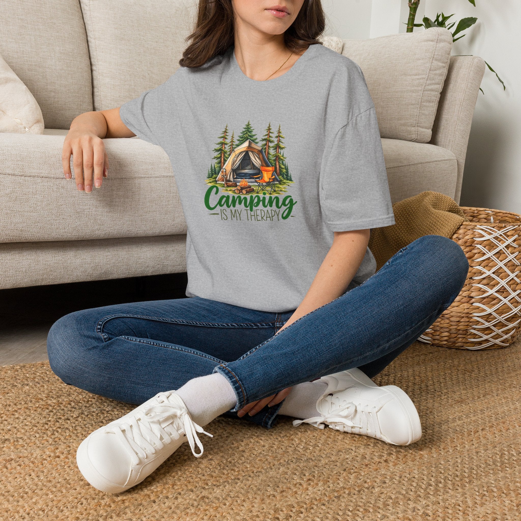 Camping Is My Therapy – Camping T-Shirt