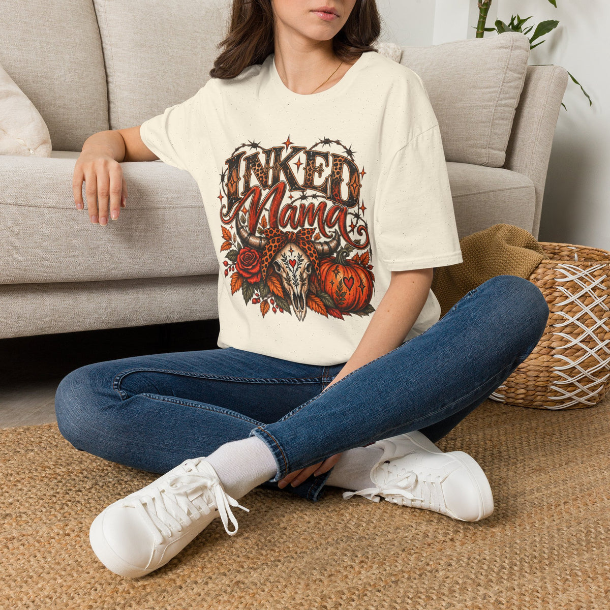 Inked Mama Autumn Western Tee