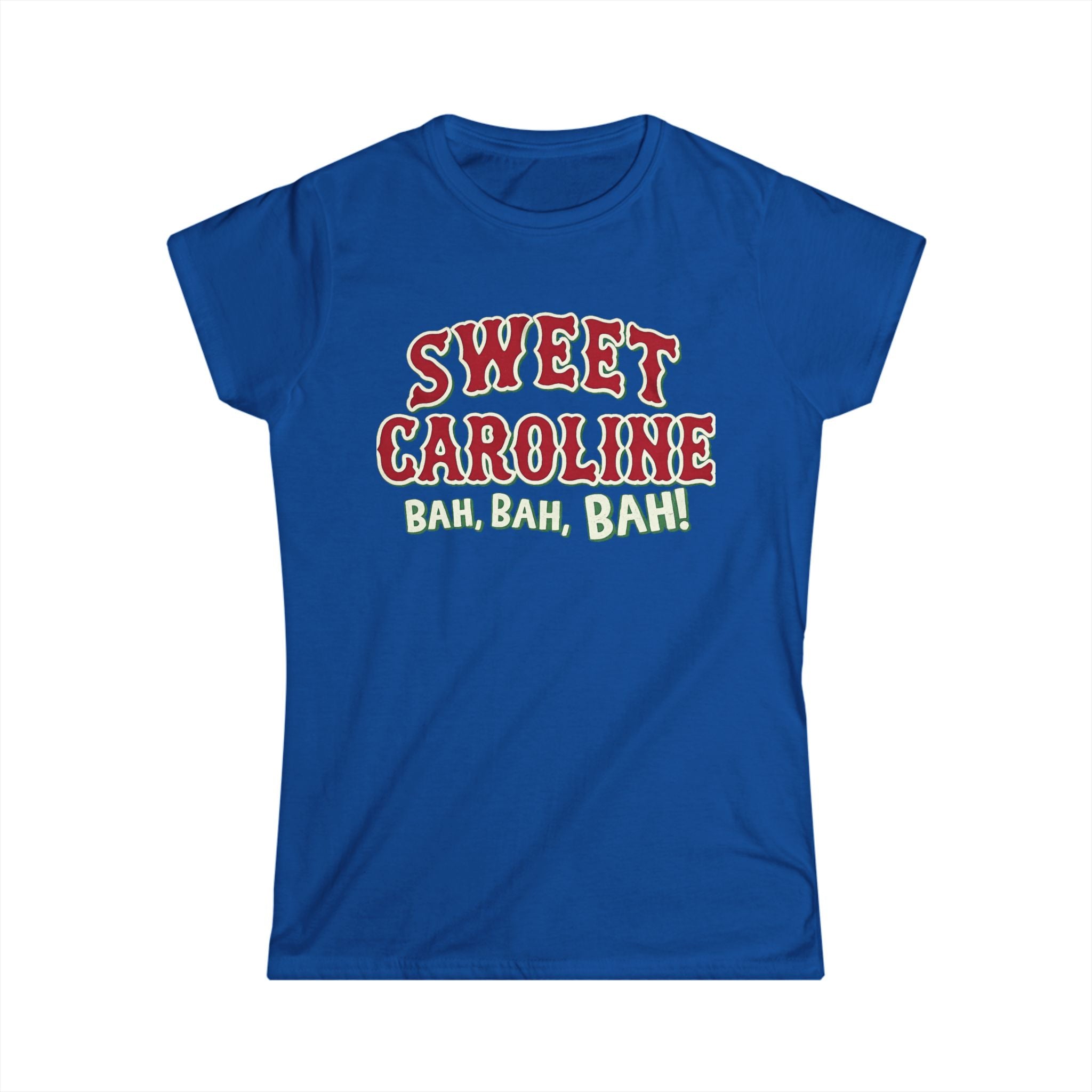Sweet Caroline Tee — "Bah, Bah, Bah!" Funny Holiday Party Shirt