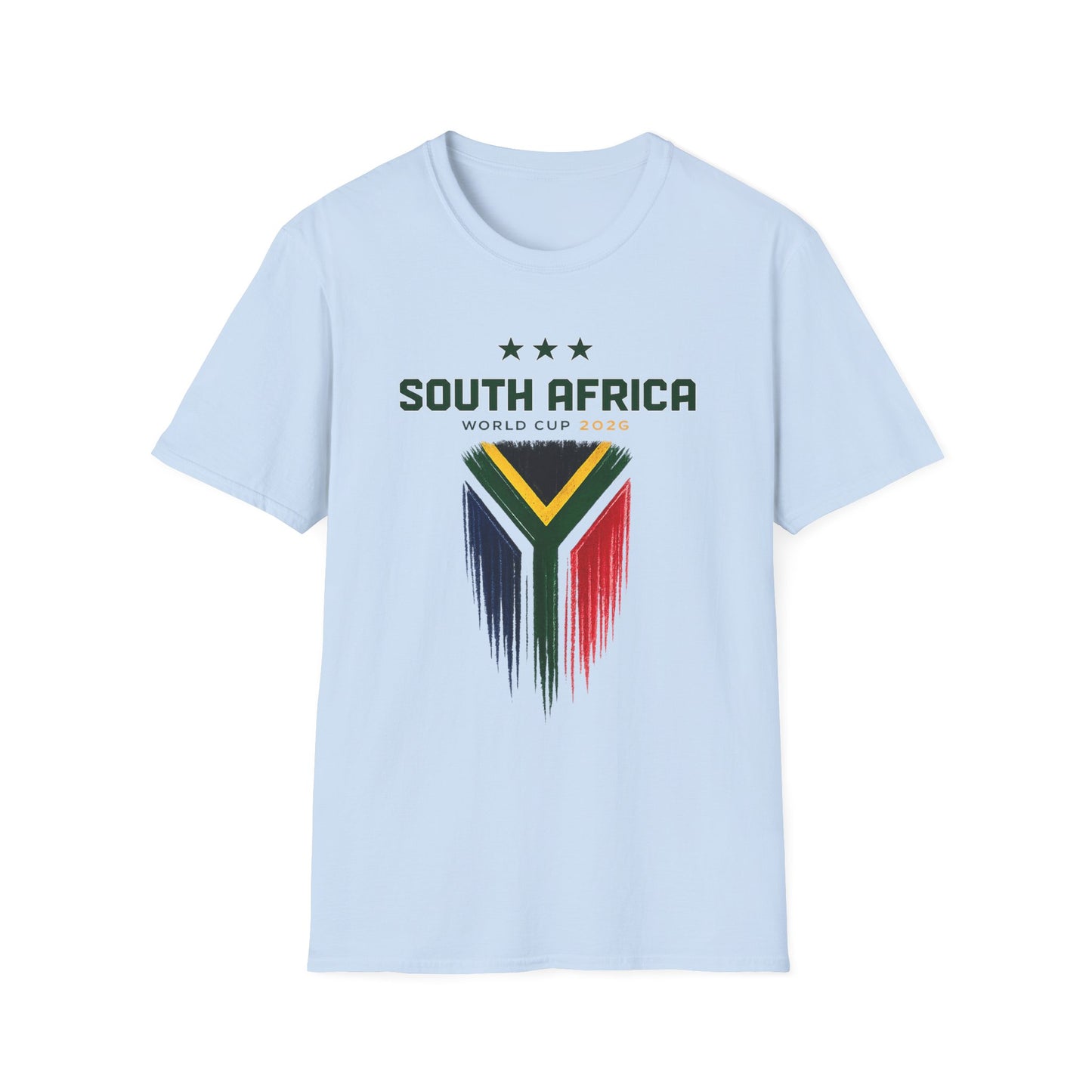 South Africa World Cup T-Shirt — Distressed Flag Soccer Fan Tee