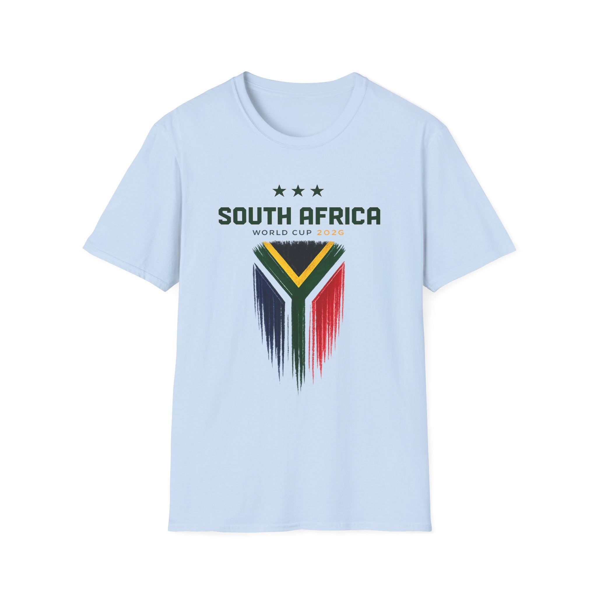 South Africa World Cup T-Shirt — Distressed Flag Soccer Fan Tee