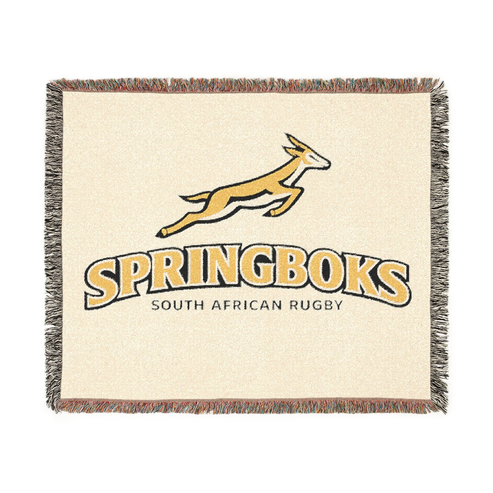 Springboks Woven Blanket – South African Rugby Throw Blanket