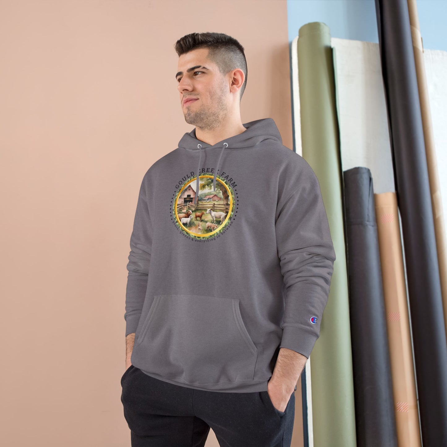 Gold Creek Farm Champion Hoodie - Cozy Outdoor Style