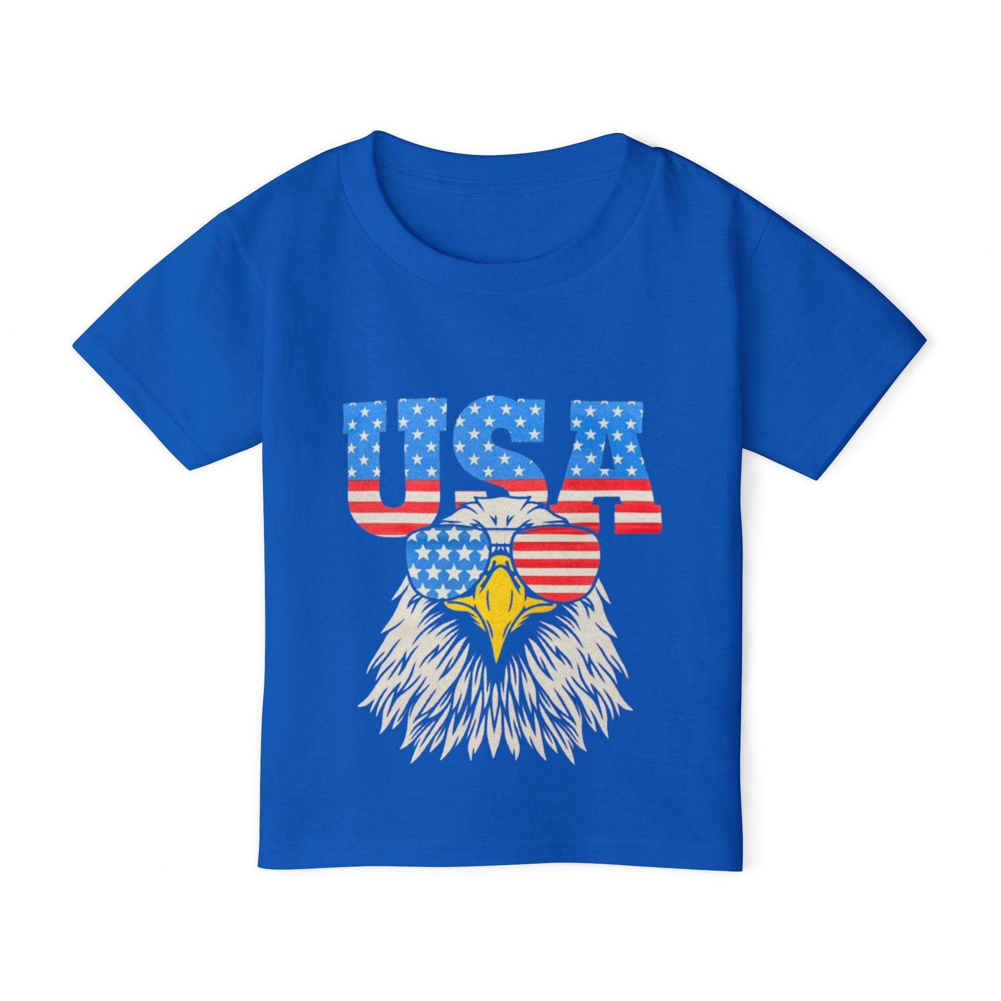USA Eagle Toddler T-Shirt, Patriotic Kids Tee, 4th of July Outfit, Independence Day Shirt, Summer Play Tee, Baby Gift
