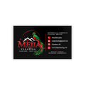 Black Business Cards — Mejia Cleaning Branded Parrot Logo Card