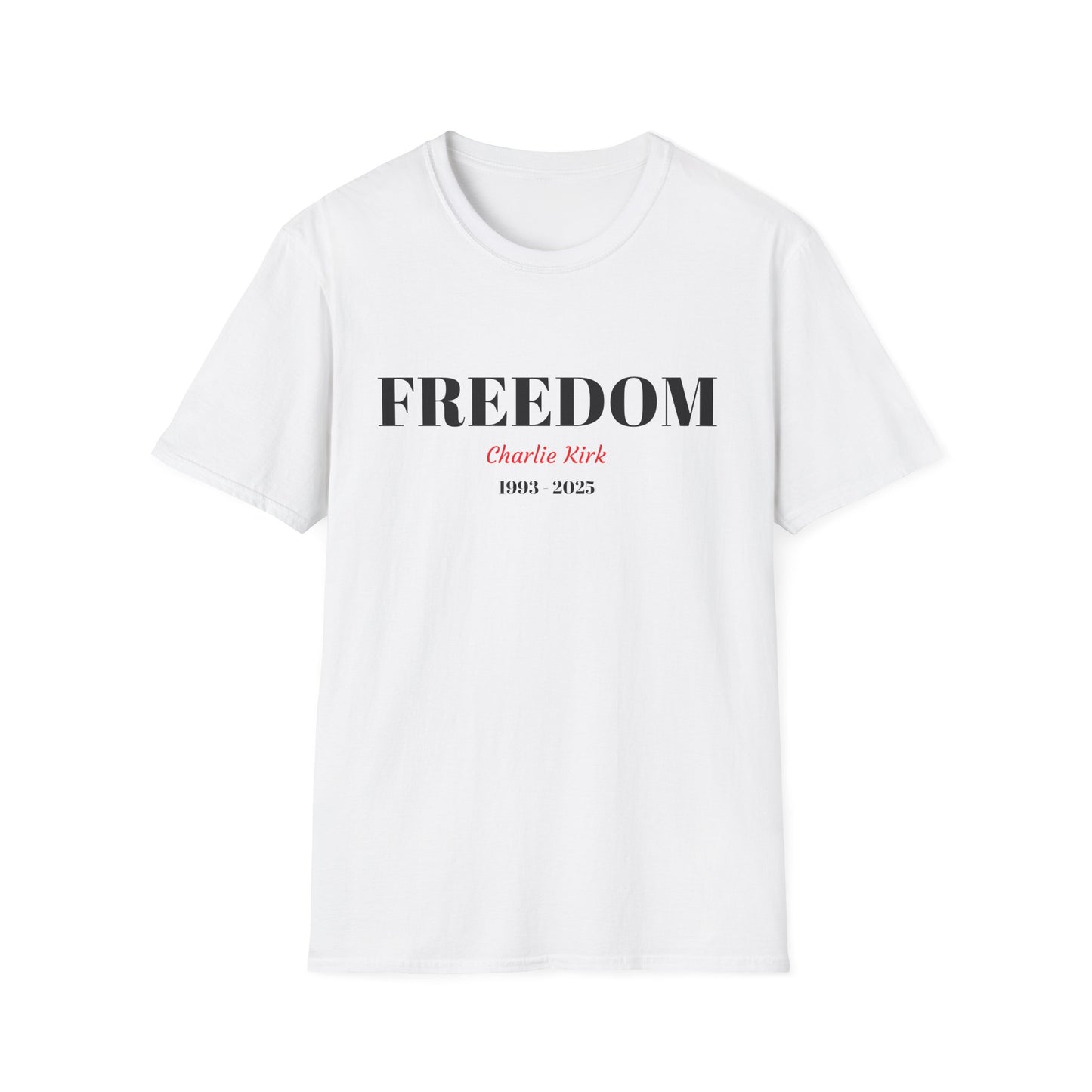Unisex T-Shirt Charlie Kirk Freedom Shirt