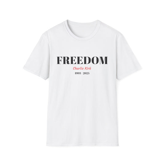 Unisex T-Shirt Charlie Kirk Freedom Shirt