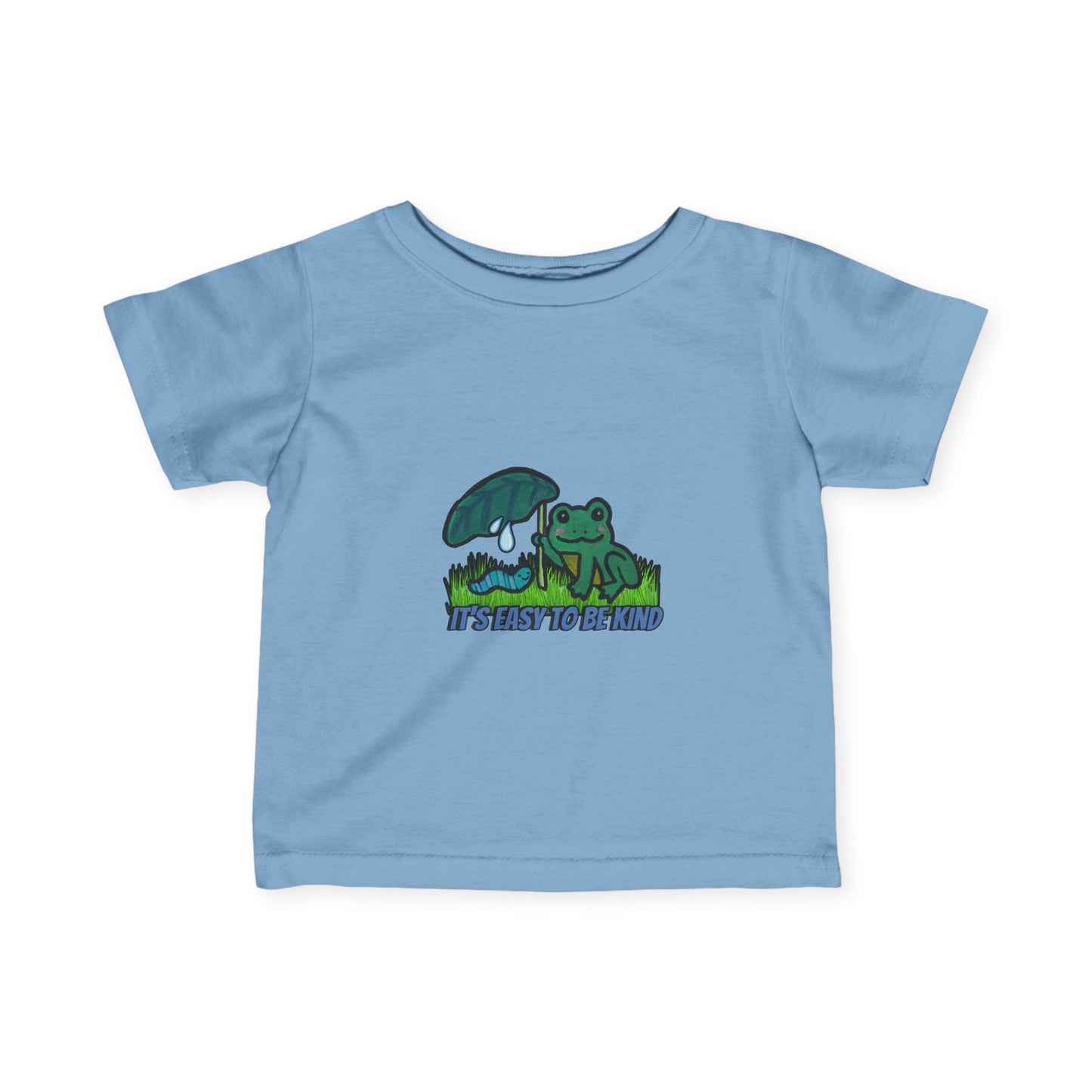 It's Easy to Be Kind Infant Tee - Cute Frog Design
