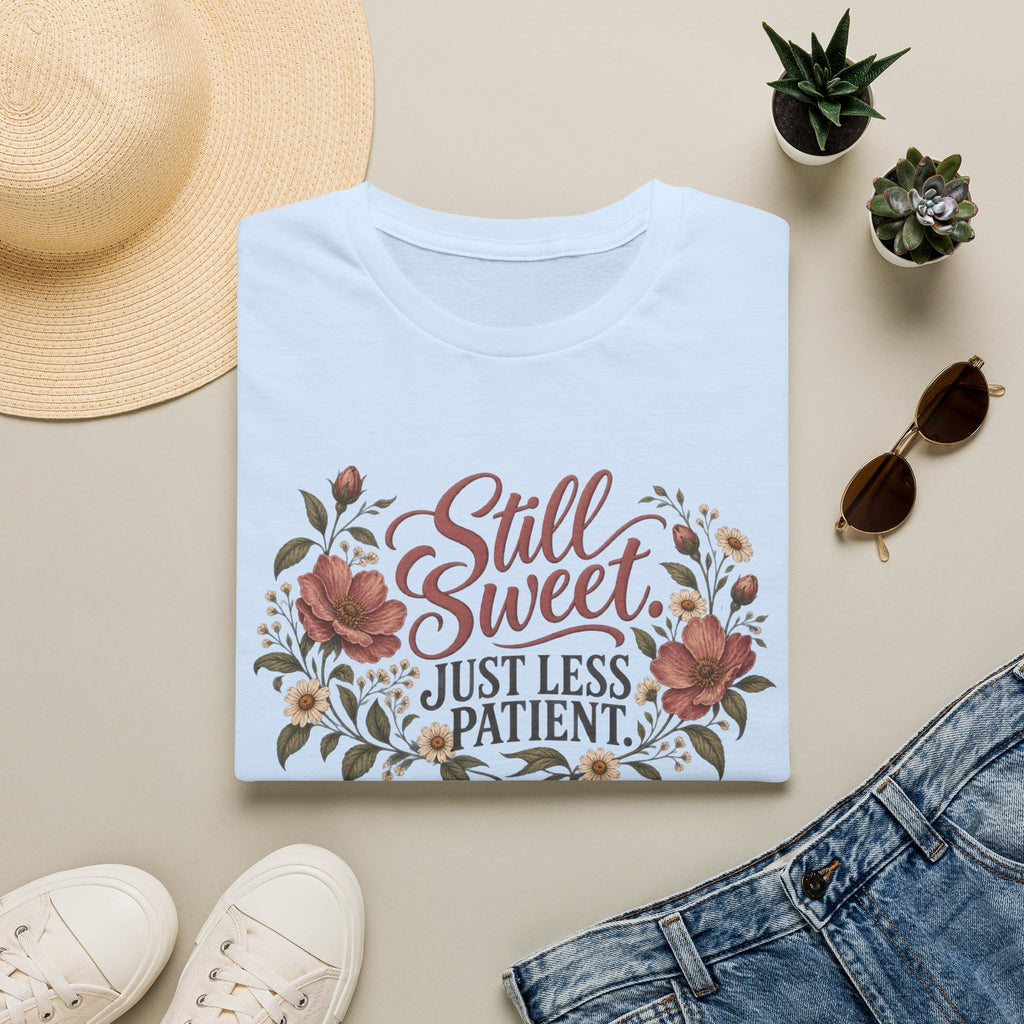 Still Sweet, Just Less Patient – Floral Softstyle Tee