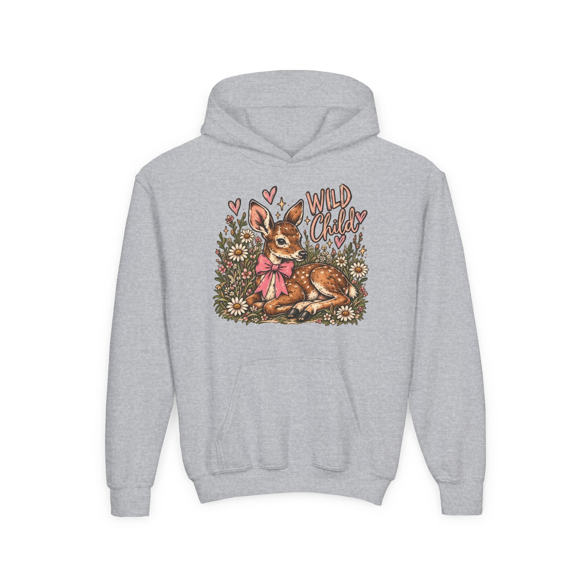 Wild Child Woodland Fawn Kids Hoodie
