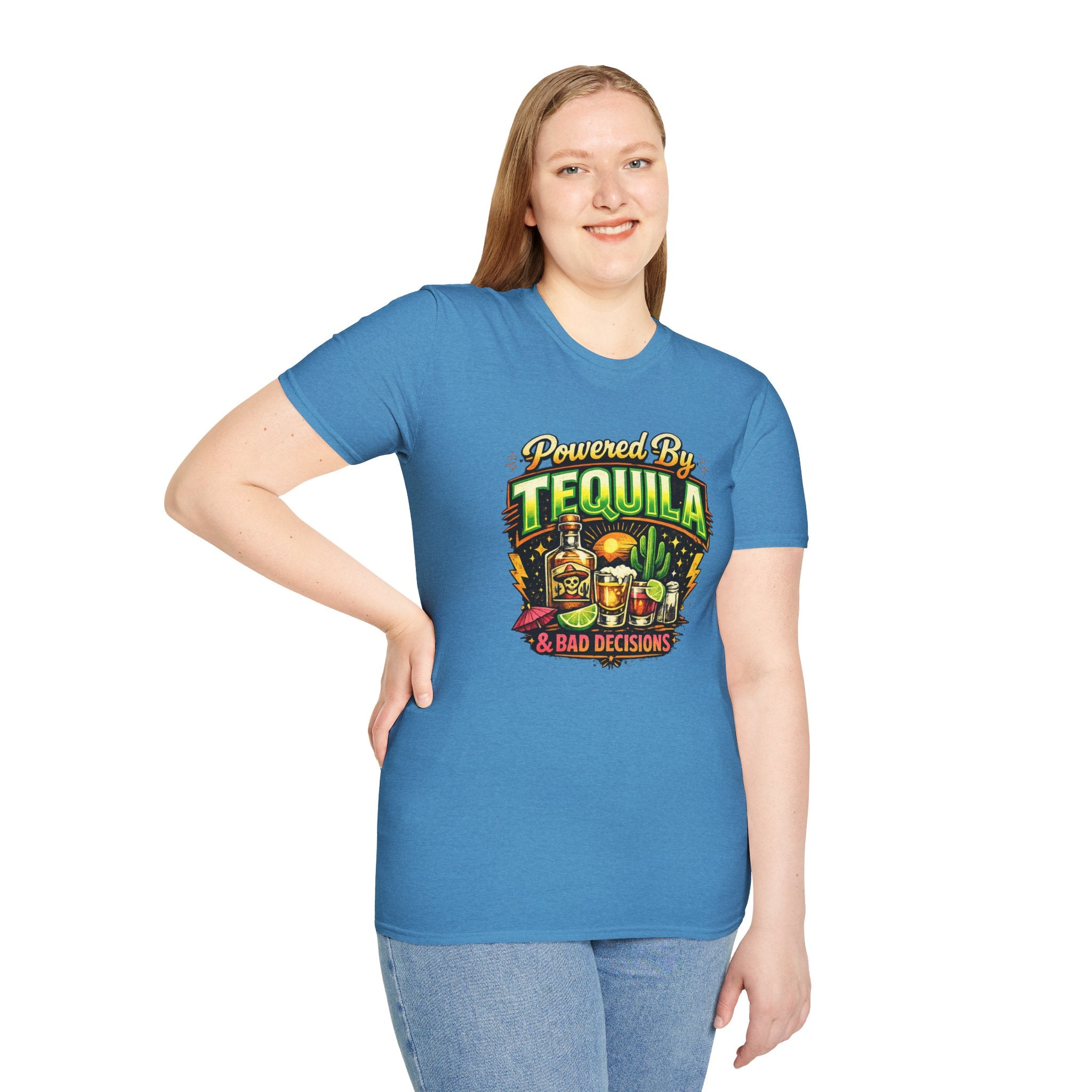 Tequila & Bad Decisions T-Shirt — Funny Bar Party Drinking Tee